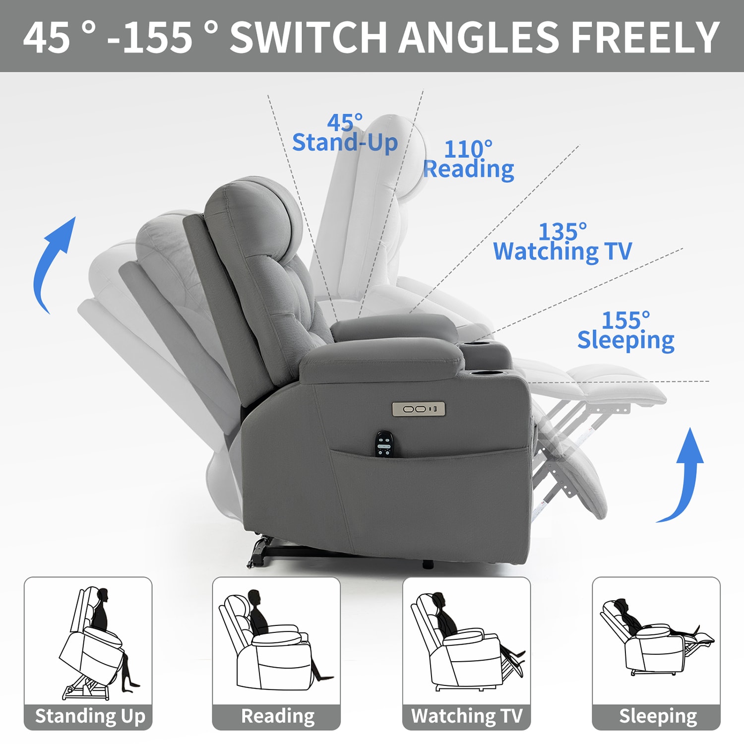 Sumyeg OR-PP038535BAA recliners - View #8