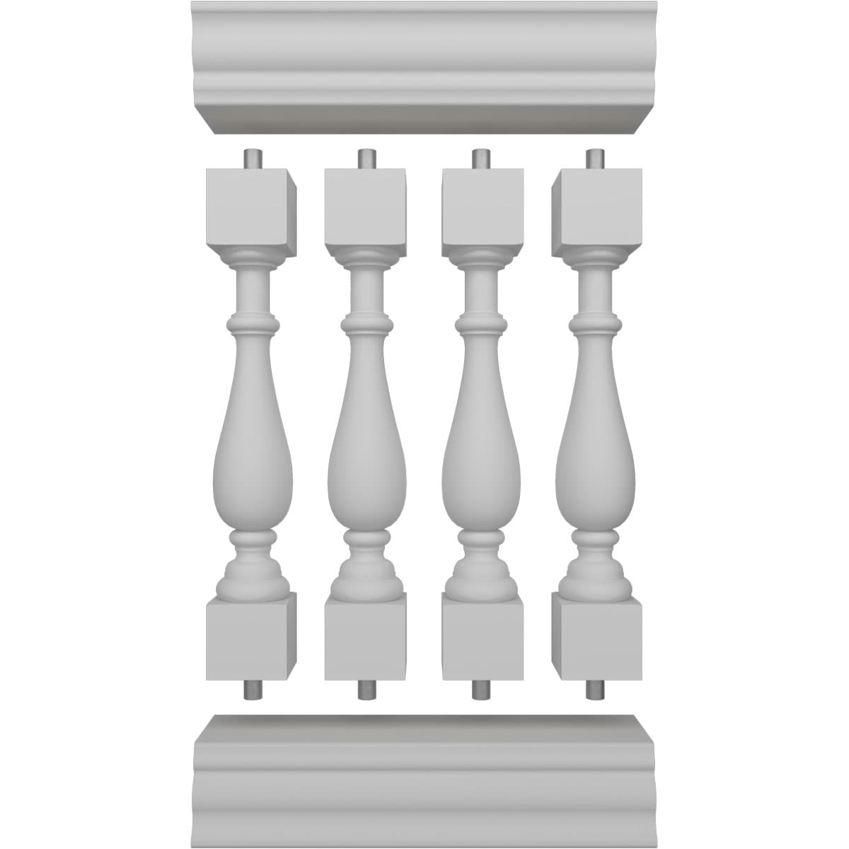 Ekena Millwork BALK41X024TRN railings - View #5
