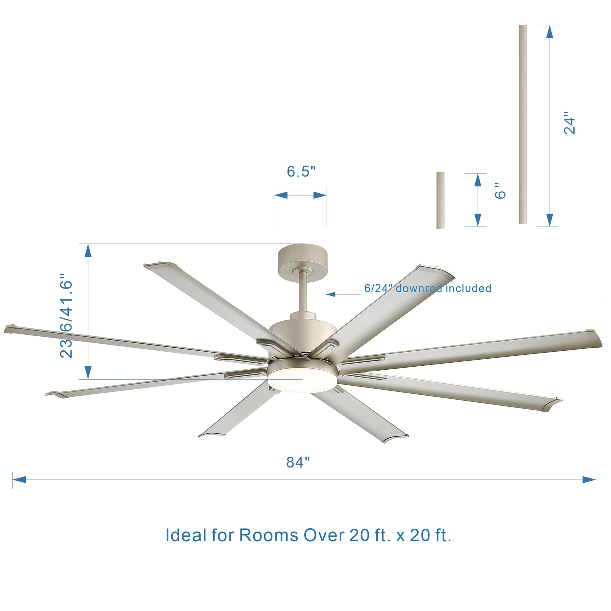 Breezary 32004-CG Ceiling-Fans - View #12