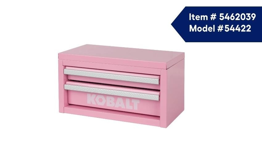 Kobalt Mini 10.83-in W x 5.91-in H x 5.91-in D 2-Drawer Pink