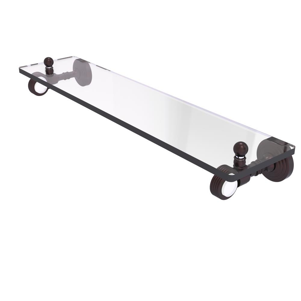 Allied Brass PG-1G-16-ABZ Pacific Grove Antique Bronze Wall mount Bathroom Shelf ( 16-in x 3.2-in x 5-in )