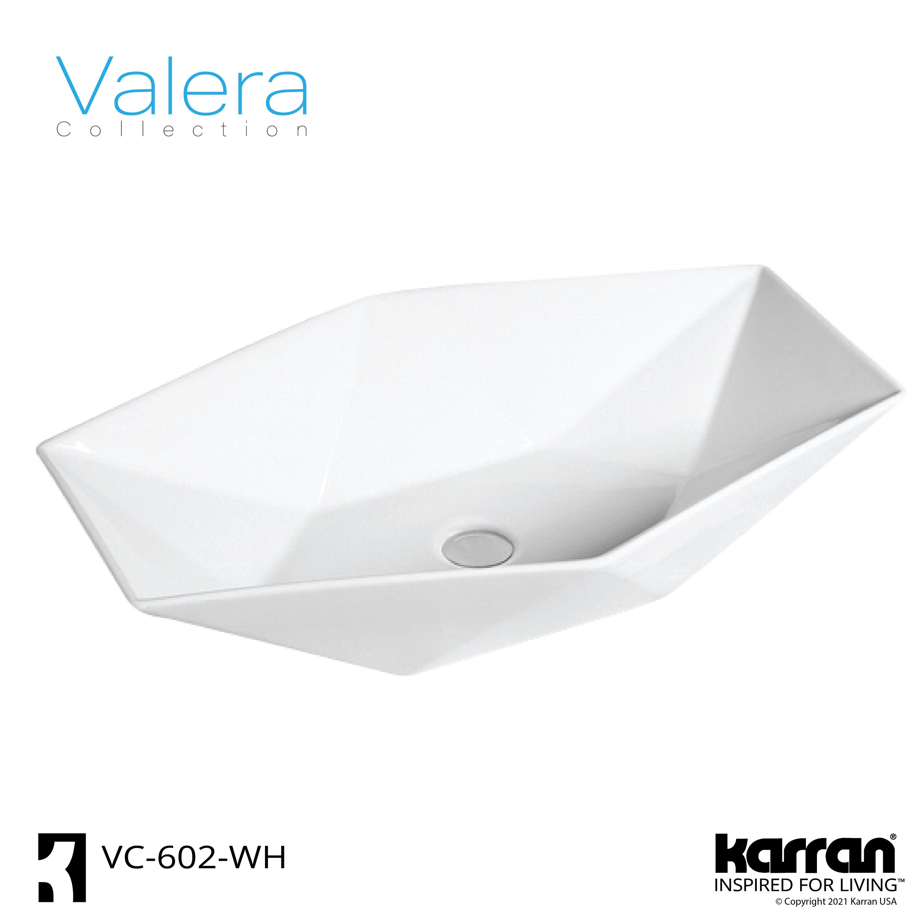 Karran VC-602-WH Bath-Sink - View #2