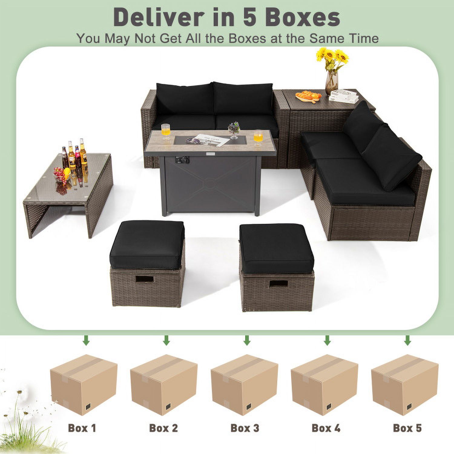Choco Moon 5354561424399 Patio-Conversation-Sets - View #4