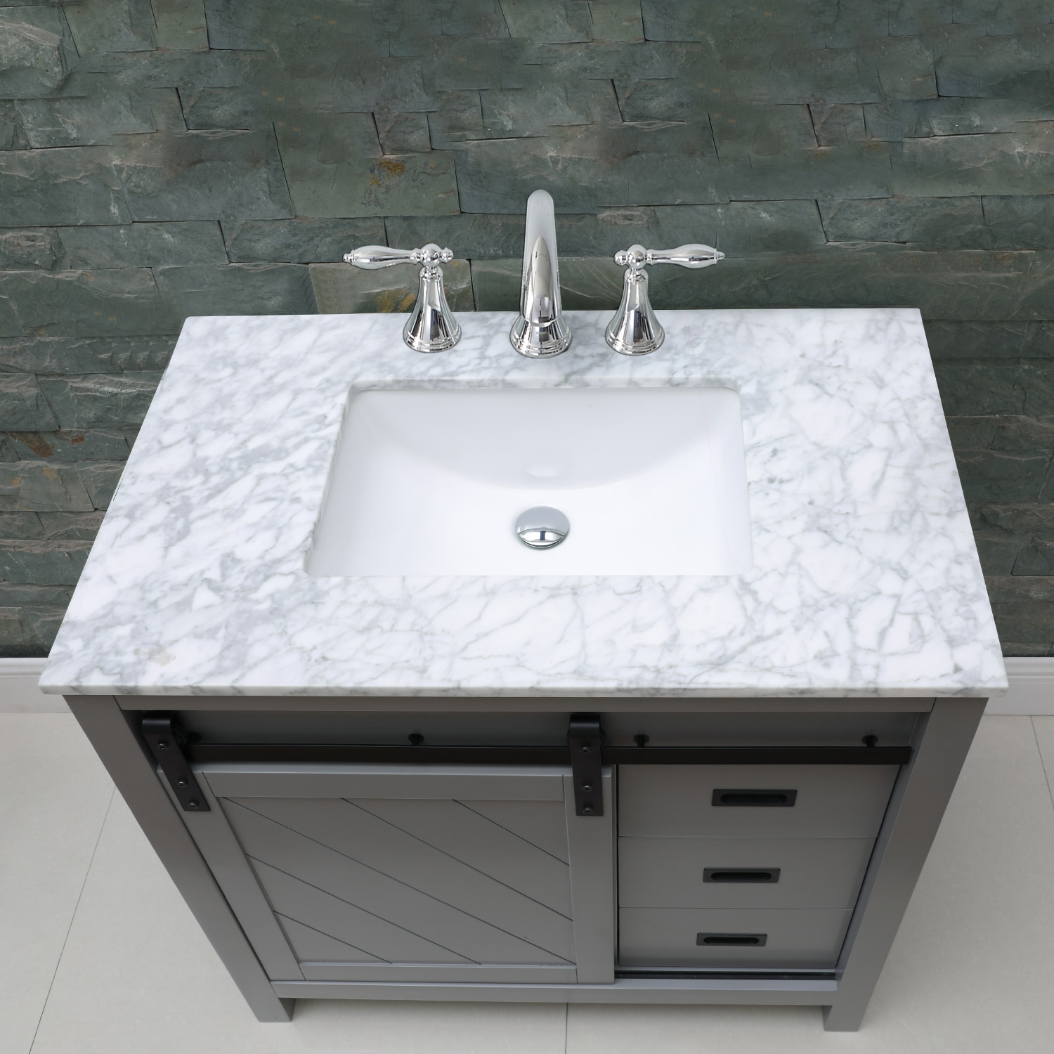 Altair 536036-GR-CA-NM Bath-Vanity-Combo - View #2