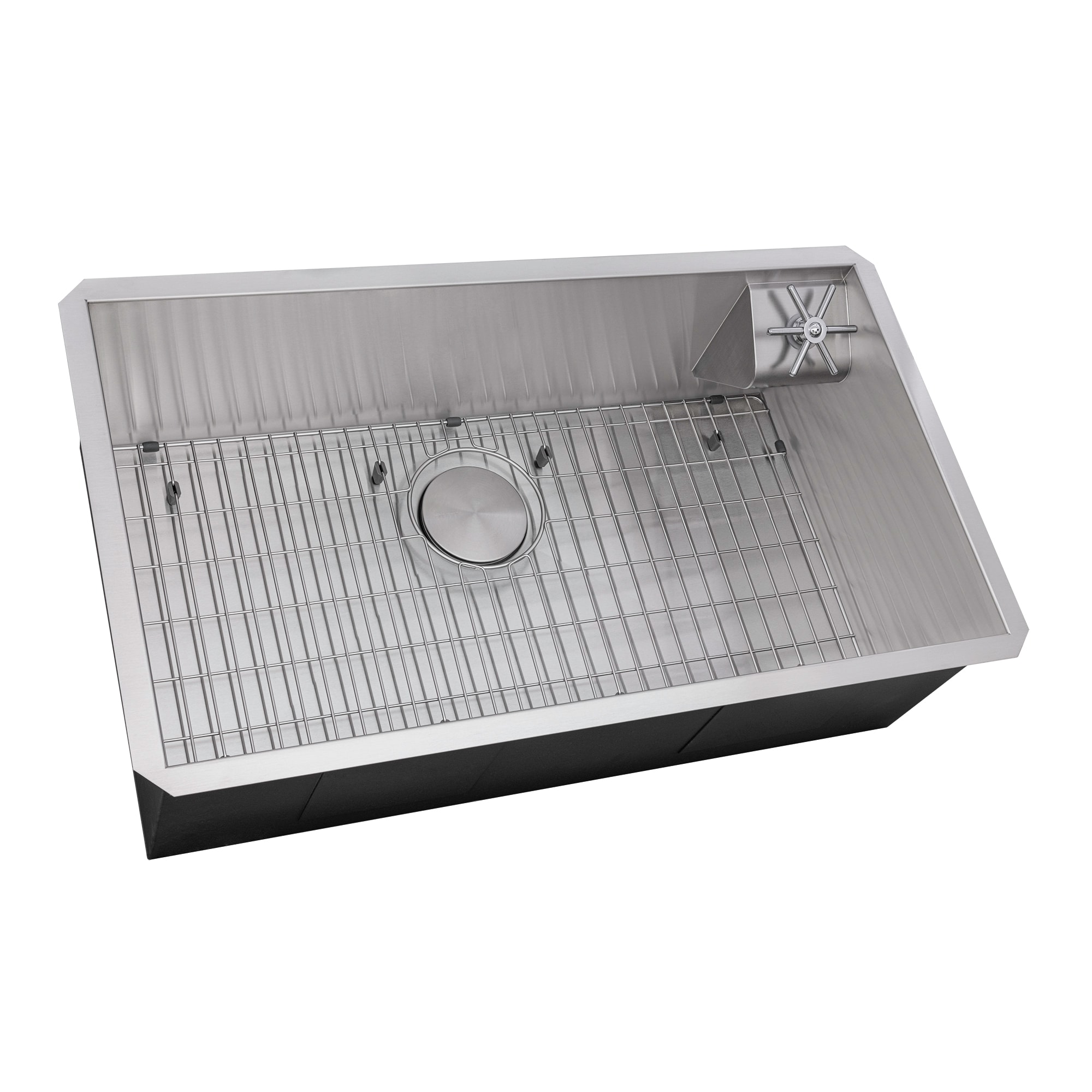 Ruvati RVH7533 Ibiza Undermount 33-in x 19-in Stainless steel Single bowl 16 -Gauge Kitchen Sink