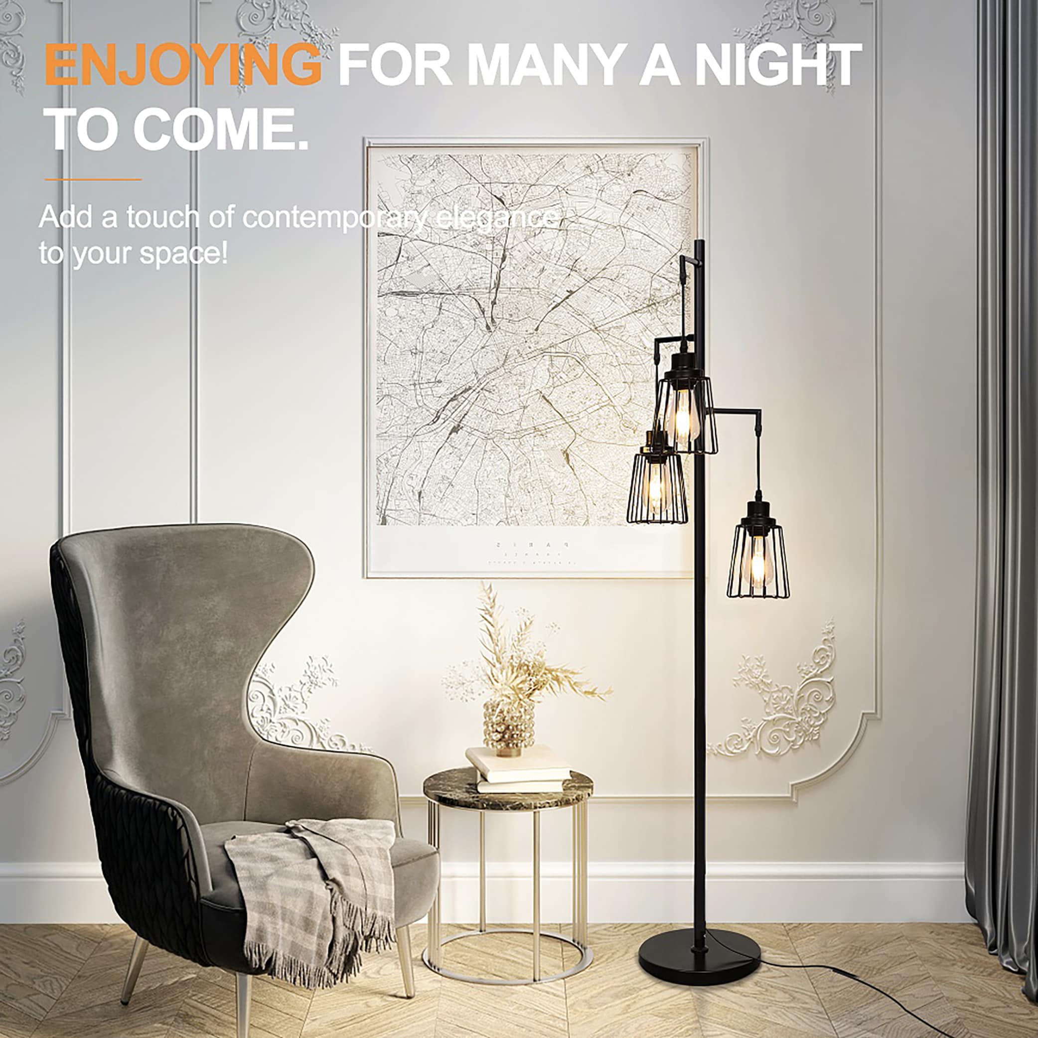 Netin NT-LDD-01BK floorlamps - View #8