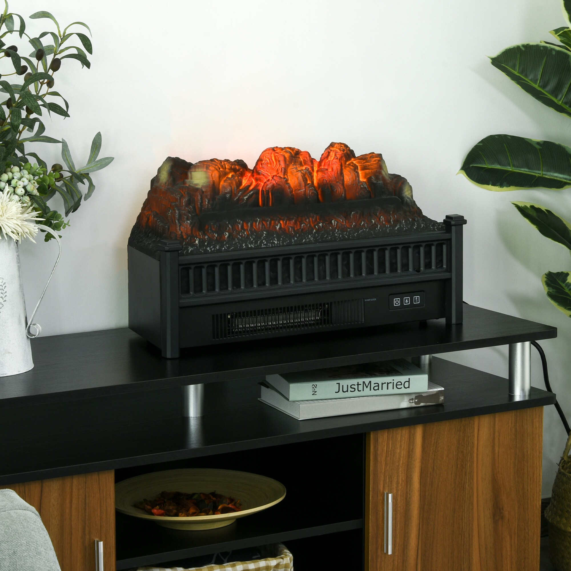 HomCom 820-166 Electric-Fireplace-Fireboxes - View #3