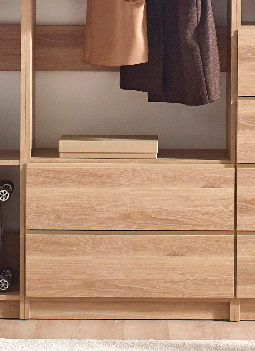 Klair Living PROSPER-ABCDE OAK Wood-Closet-Kits - View #7