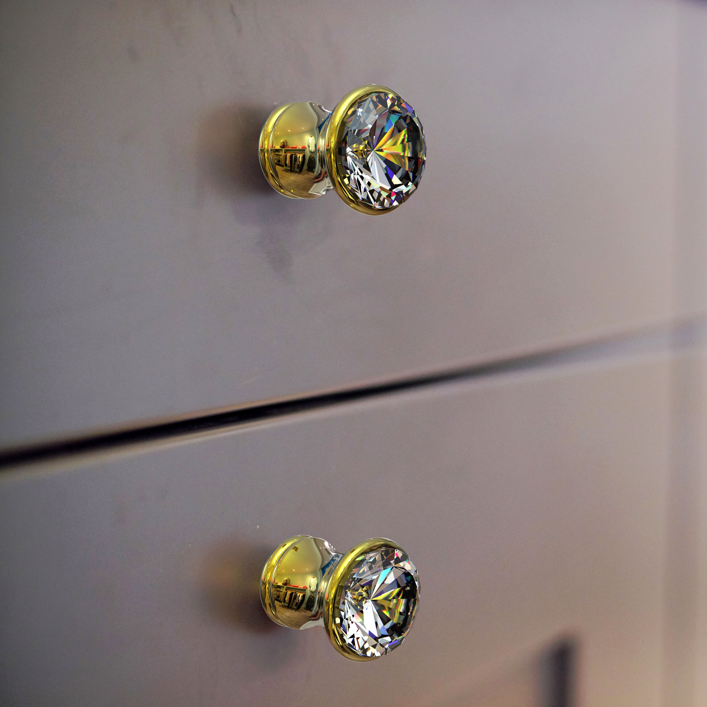 Allied Brass CC-10-PB Cabinet-Knobs - View #3