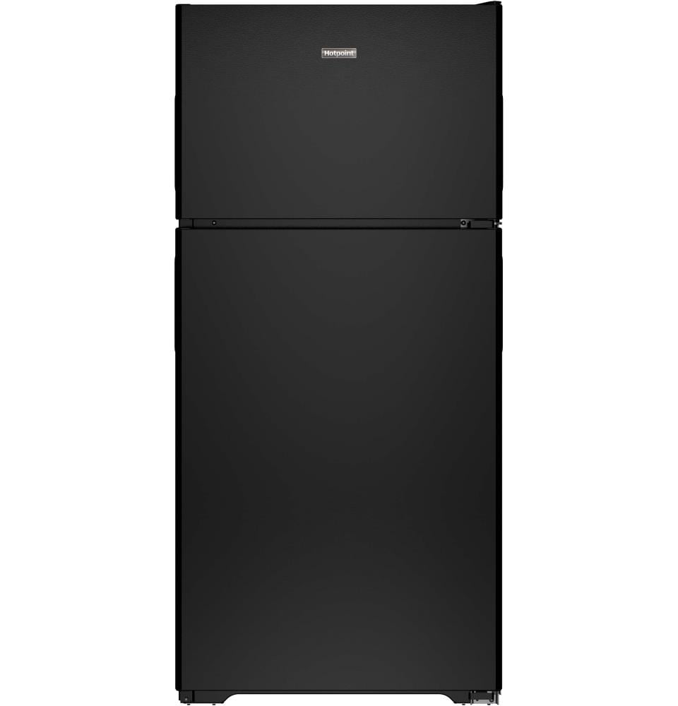 hotpoint 14.6 cu ft recessed handle top freezer refrigerator