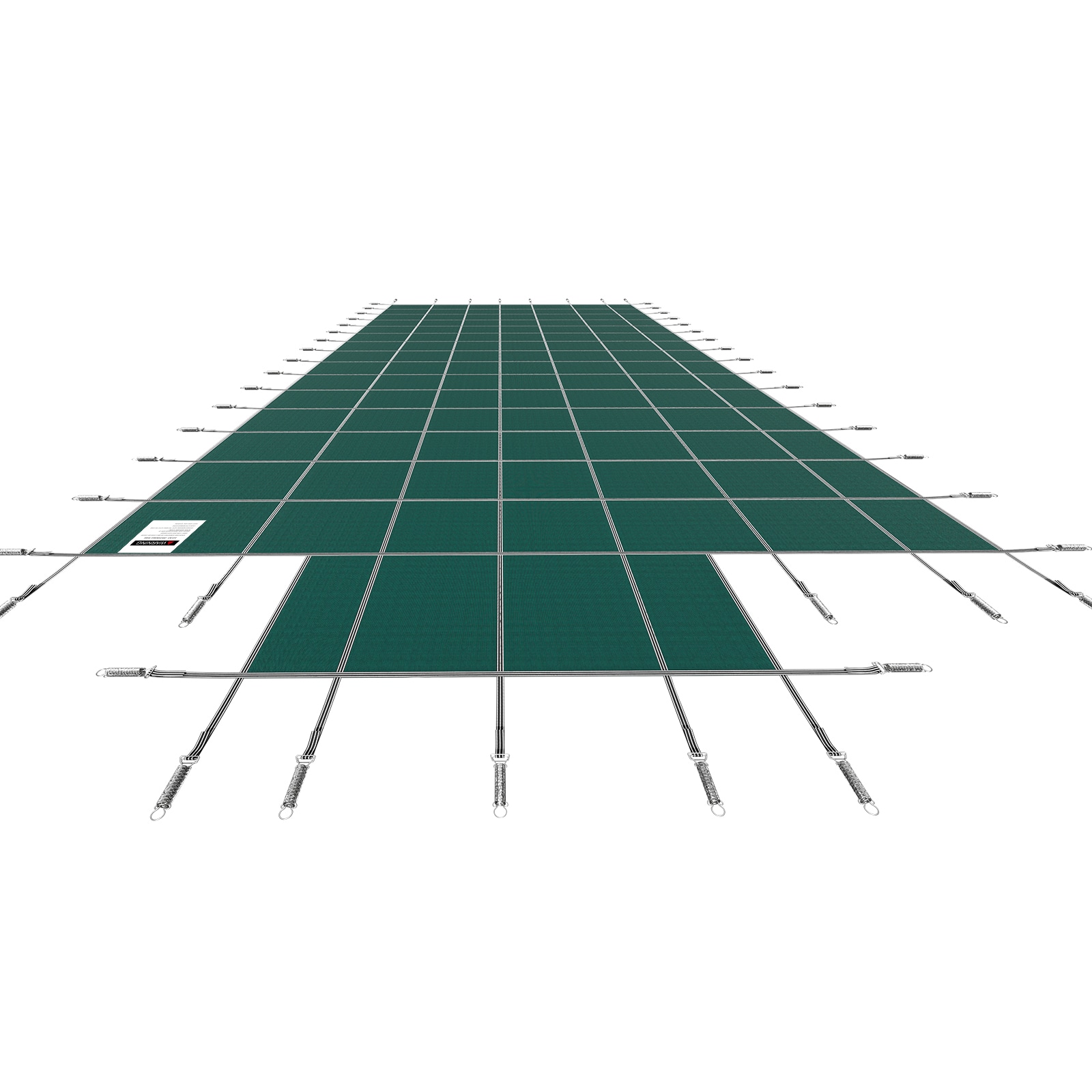 Mecale Rectangular In Ground Winter Pool Safety Cover with Mesh Polypropylene Fabric and Anchor Kit