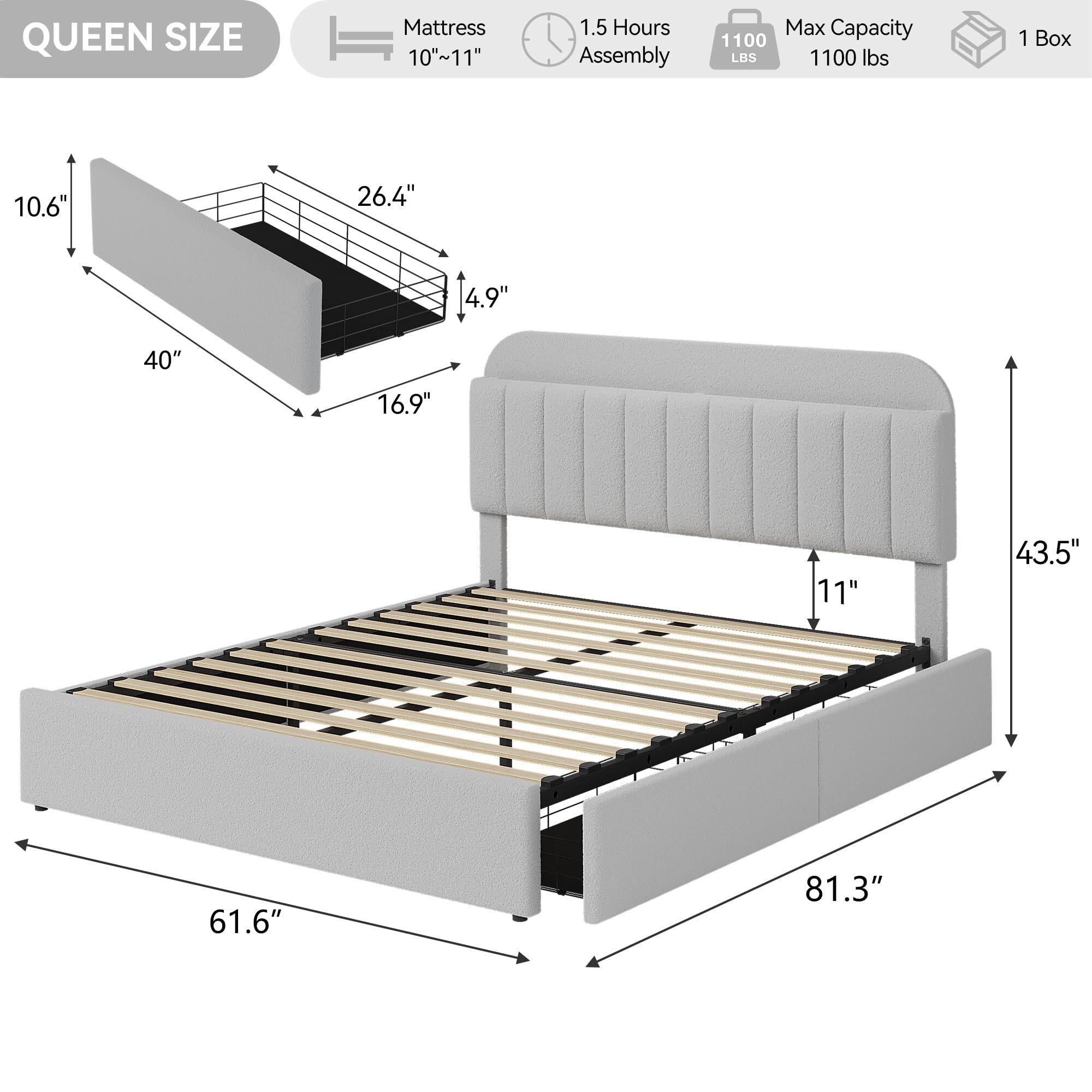 Garvee VGX-PHO-34A3YGF5-N beds - View #2