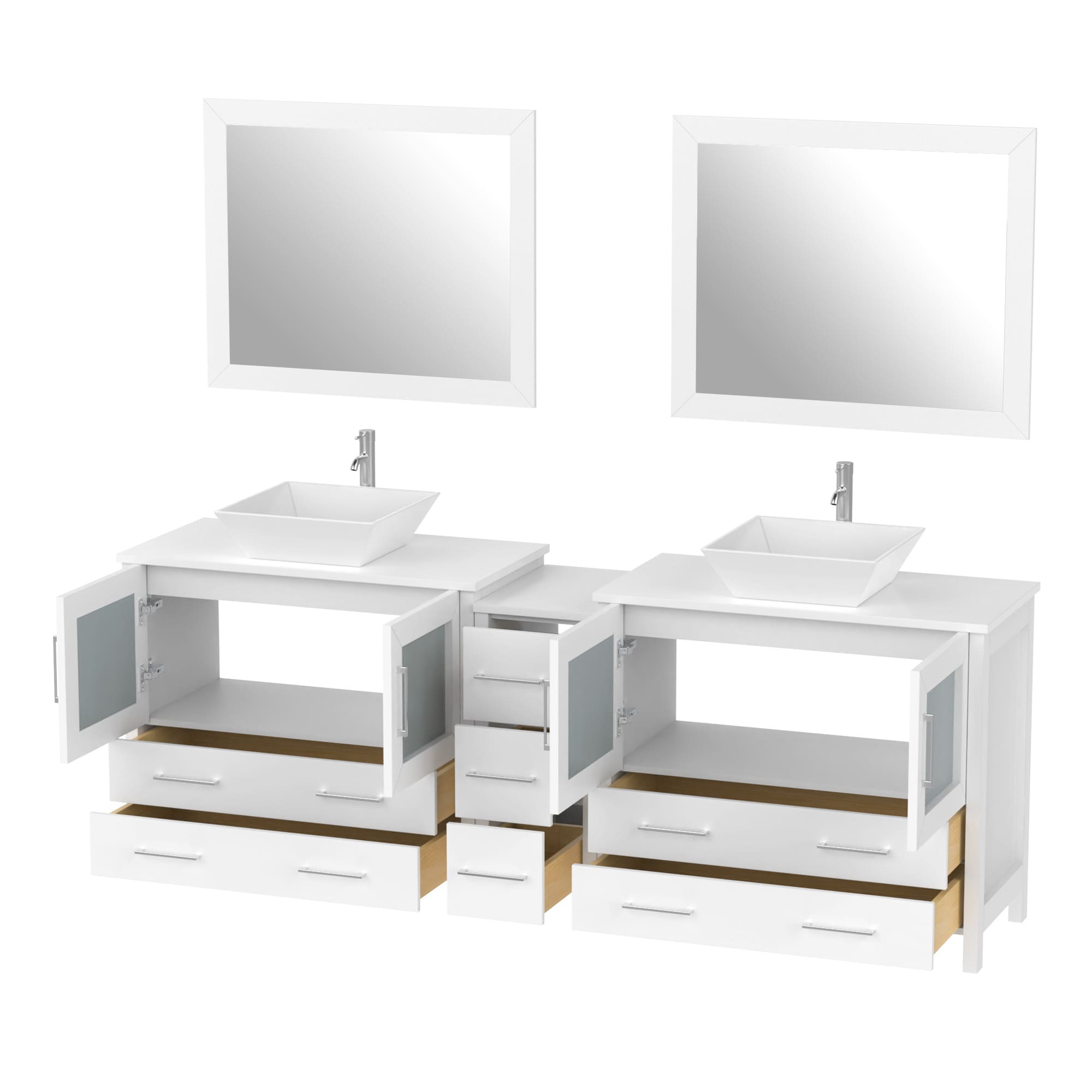 Vanity Art VA3136-84W Bath-Vanity-Combo - View #6
