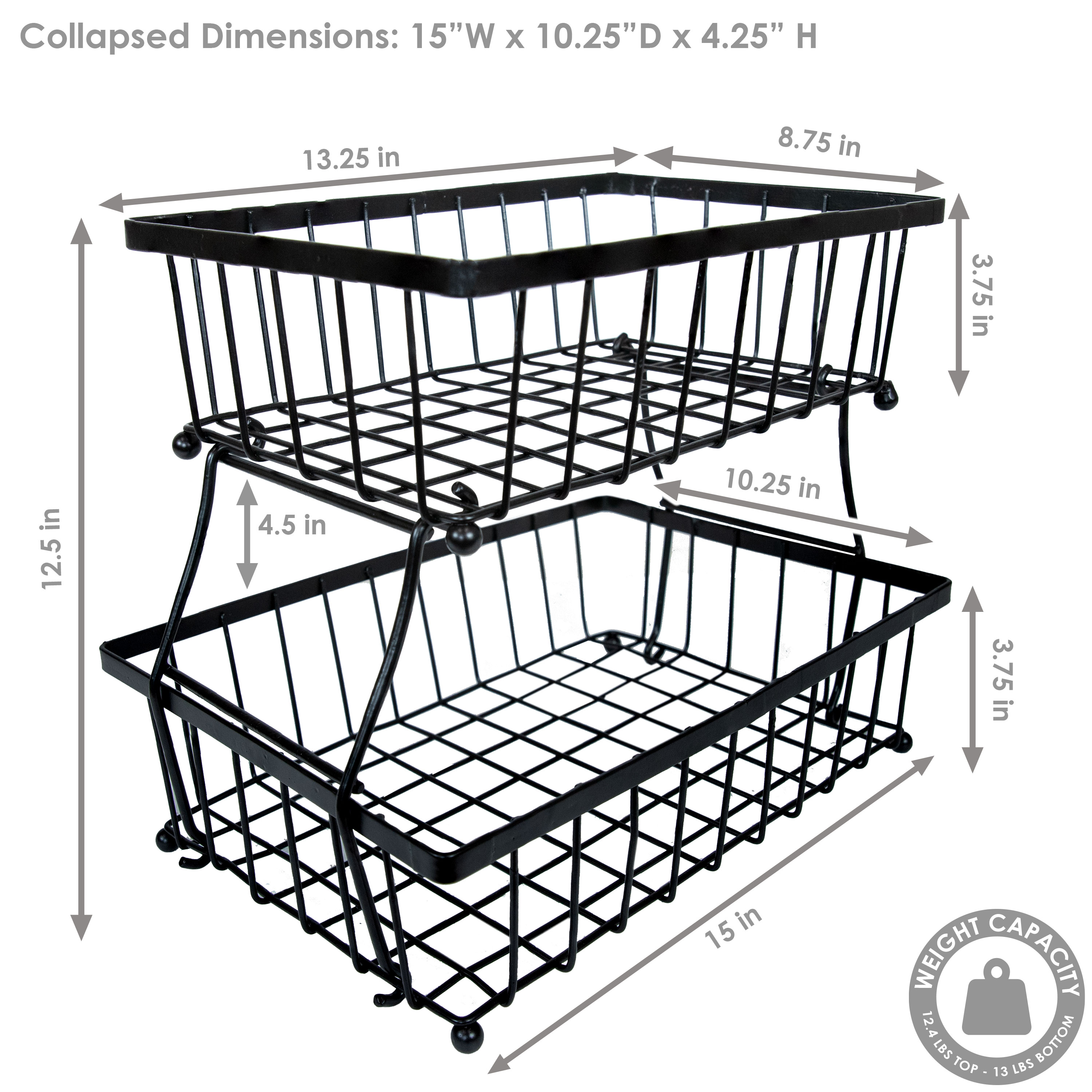 Sunnydaze Decor CFT-659 Bins-Baskets - View #7