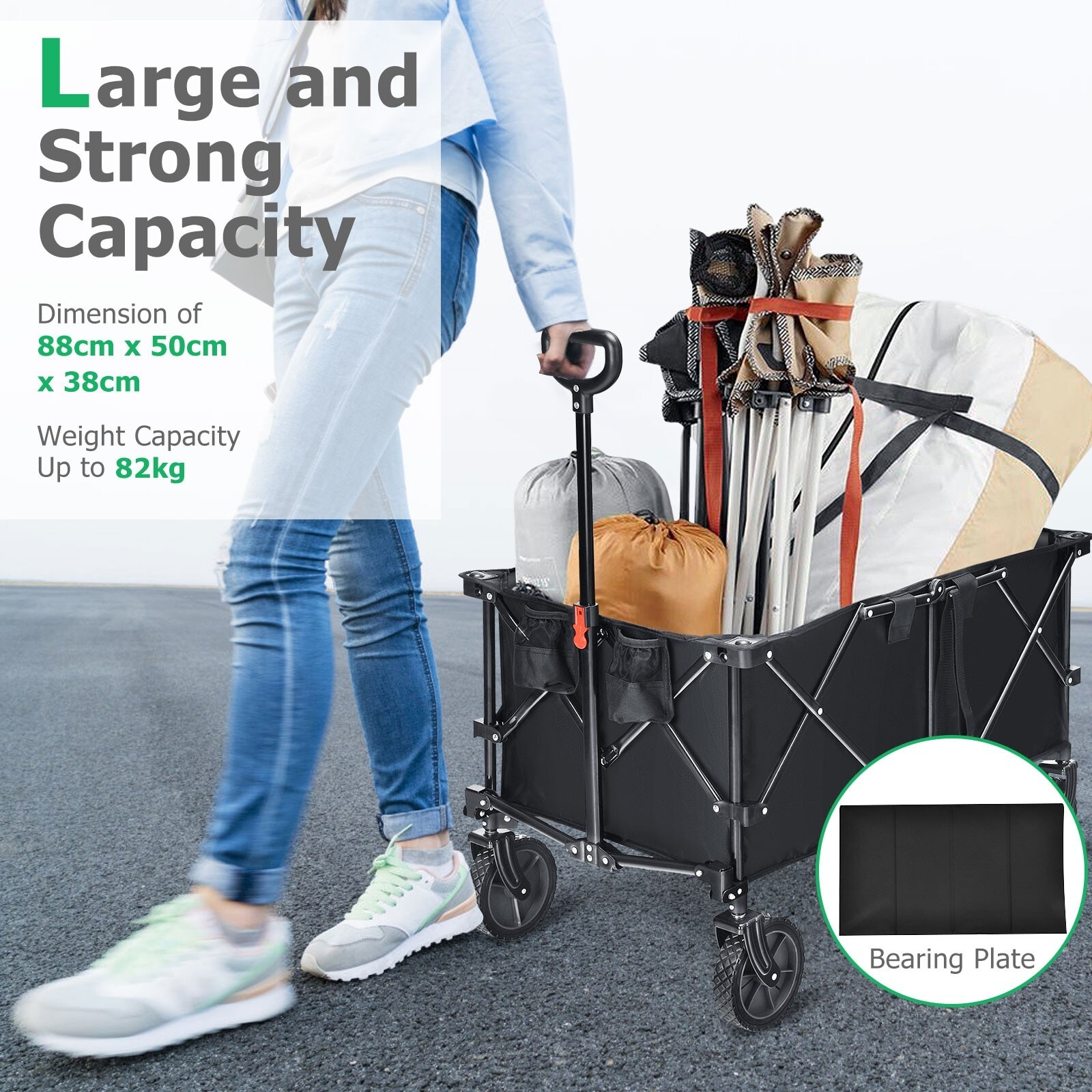WELLFOR TSG35442BK Yard-Carts - View #11