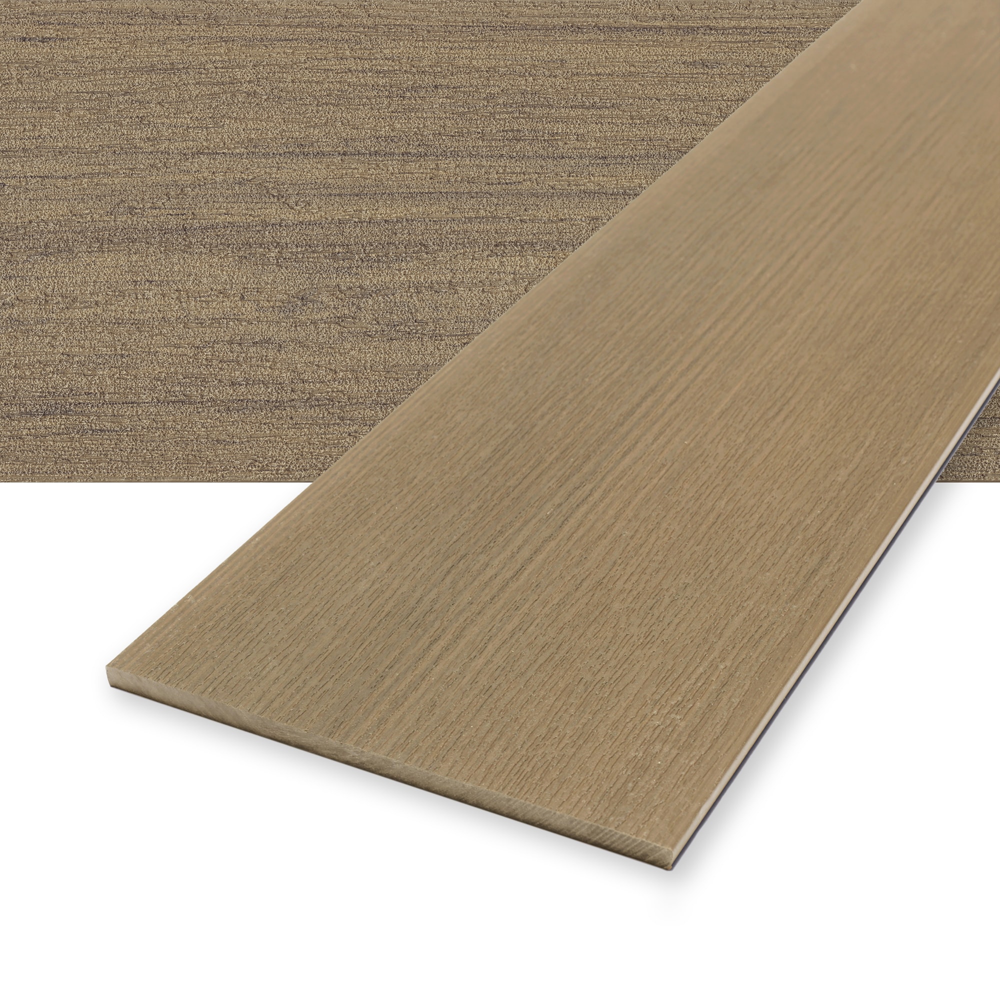 Deckorators 430394 Vista 1/2-in x 12-in x 12-ft Composite Dunewood Fascia deck board