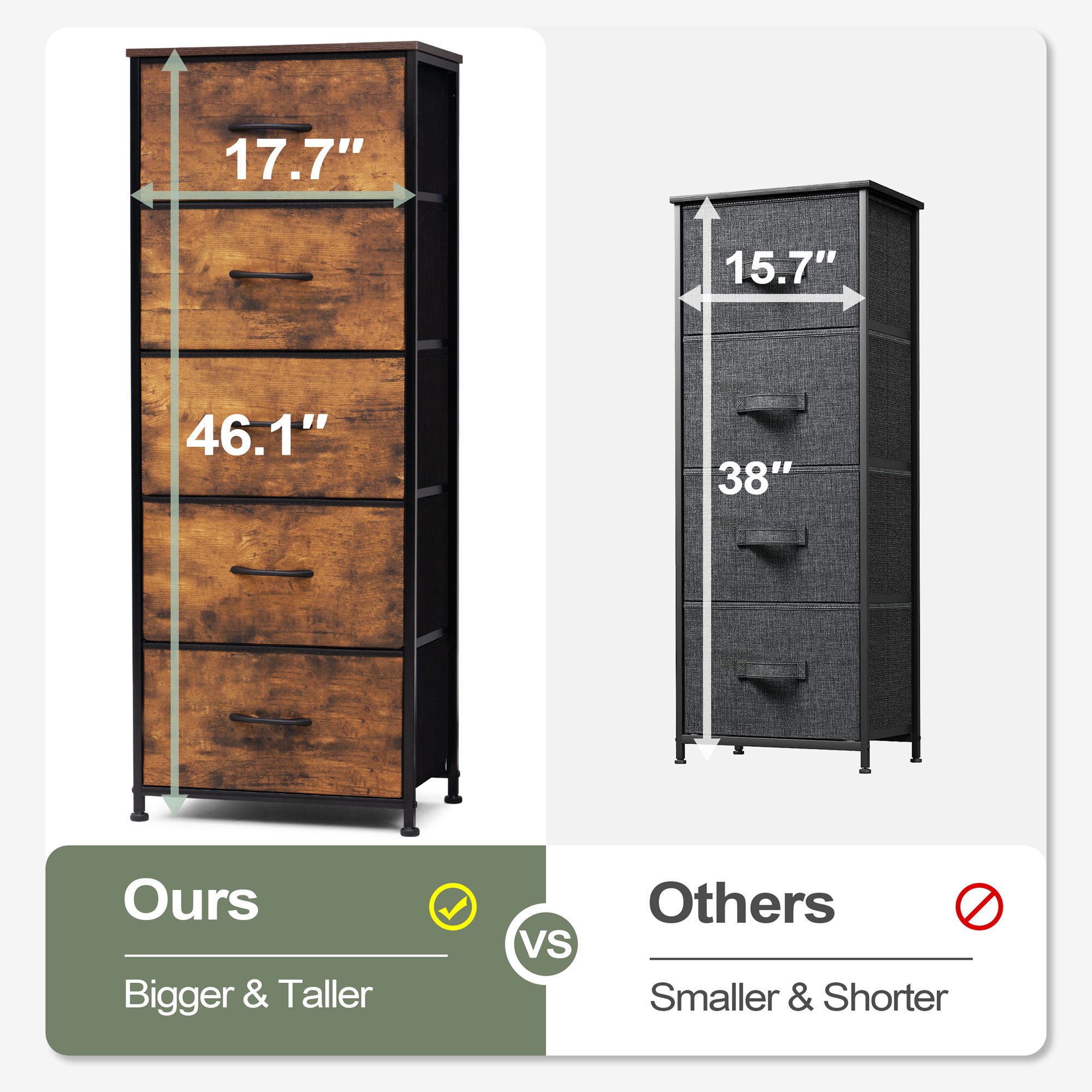 Crestlive Products CL-HD003BGG dressers - View #5