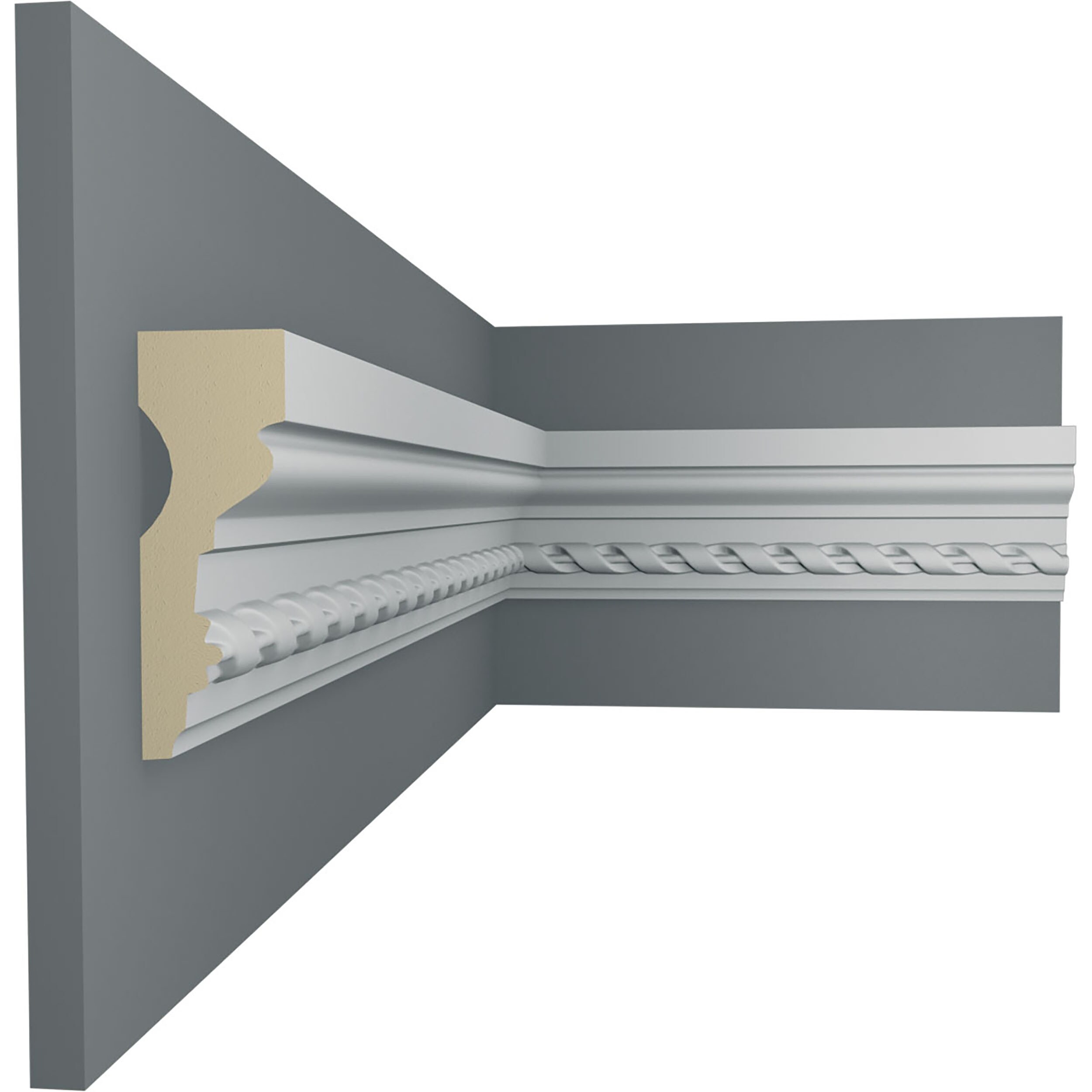 Ekena Millwork CHA03X01WI-CASE-2 Chair-Rail-Moulding - View #5