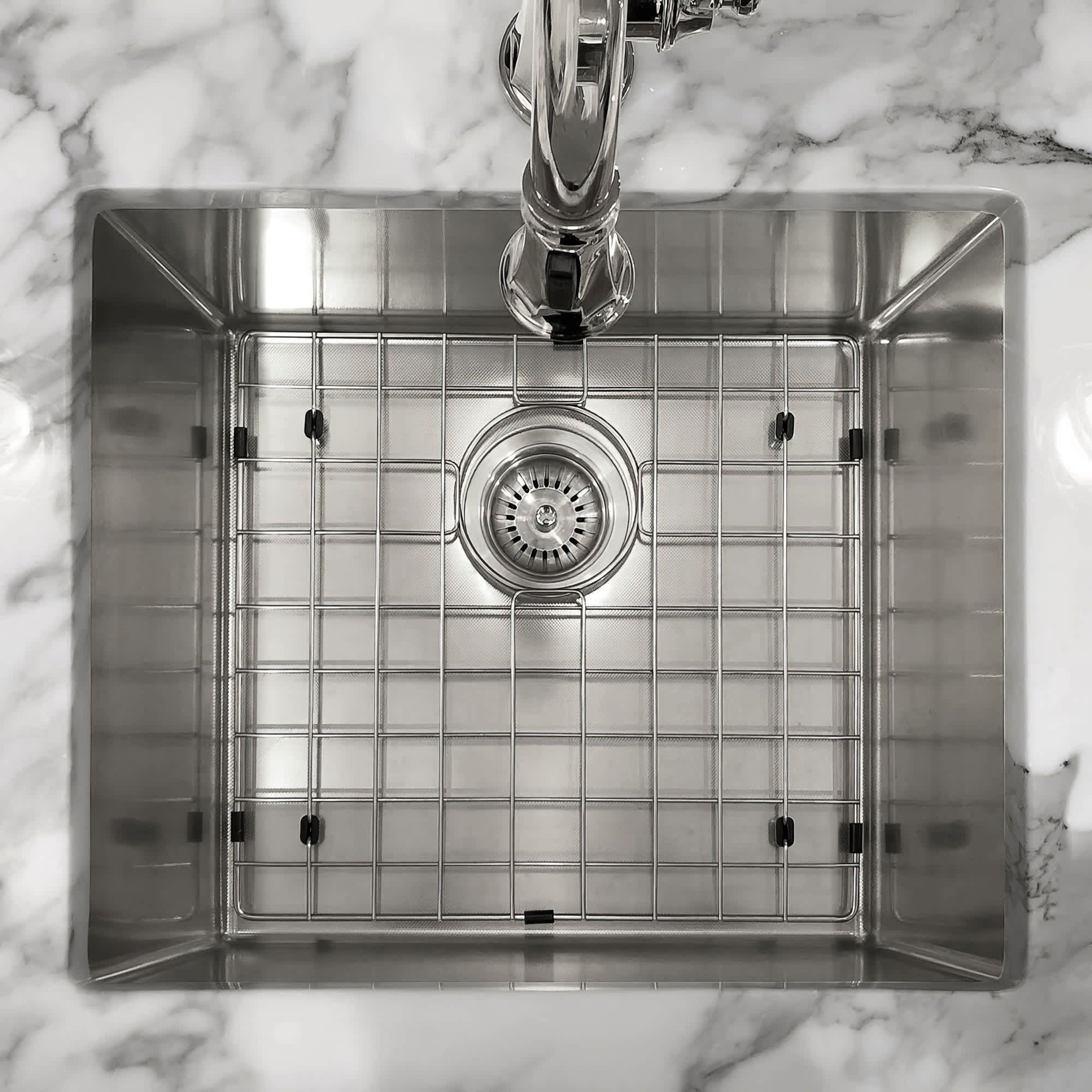 Whitehaus Collection WHNPL1818-BSS Kitchen-Sinks - View #4
