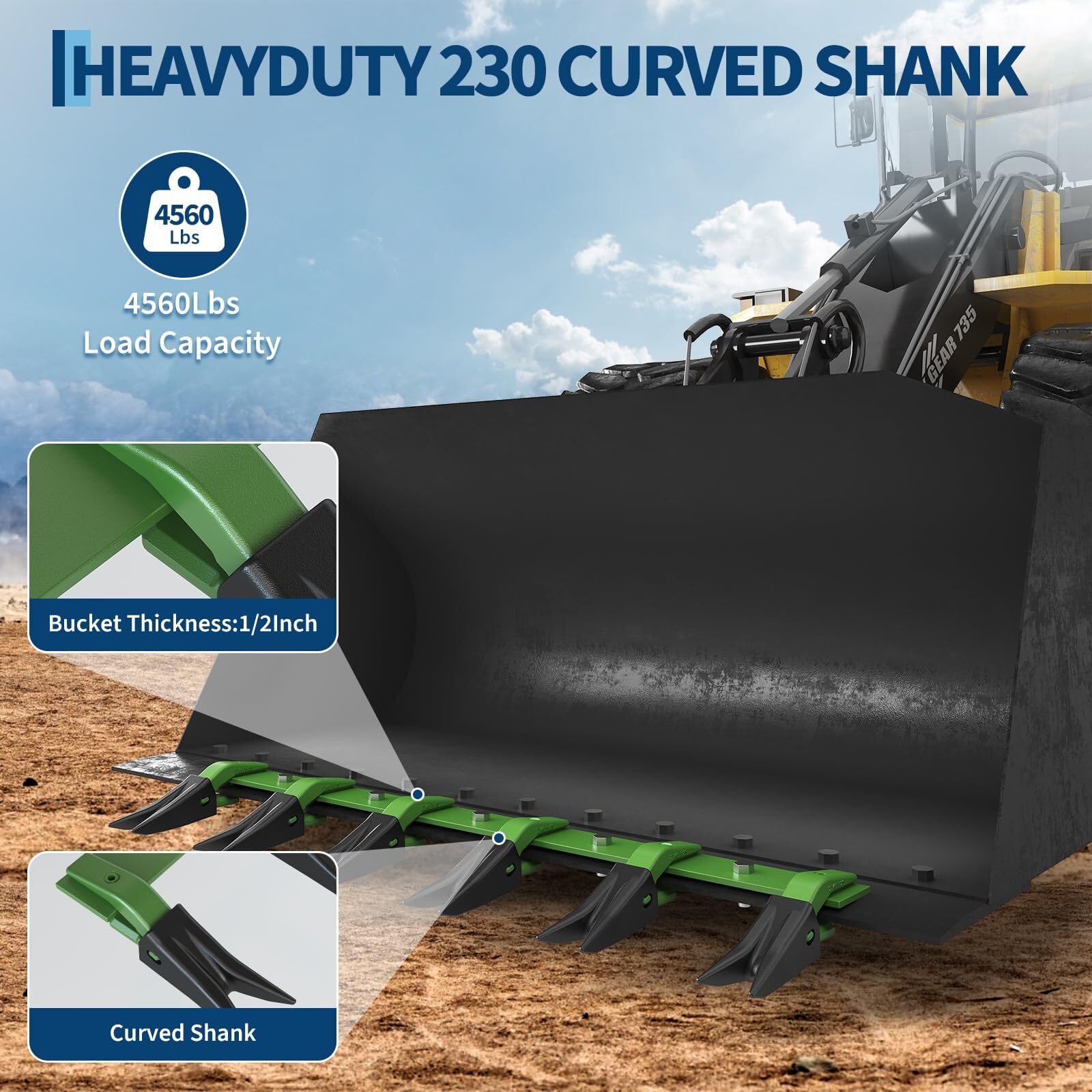 Garvee YMLS-L5A1G8DN Tiller-Attachments - View #4