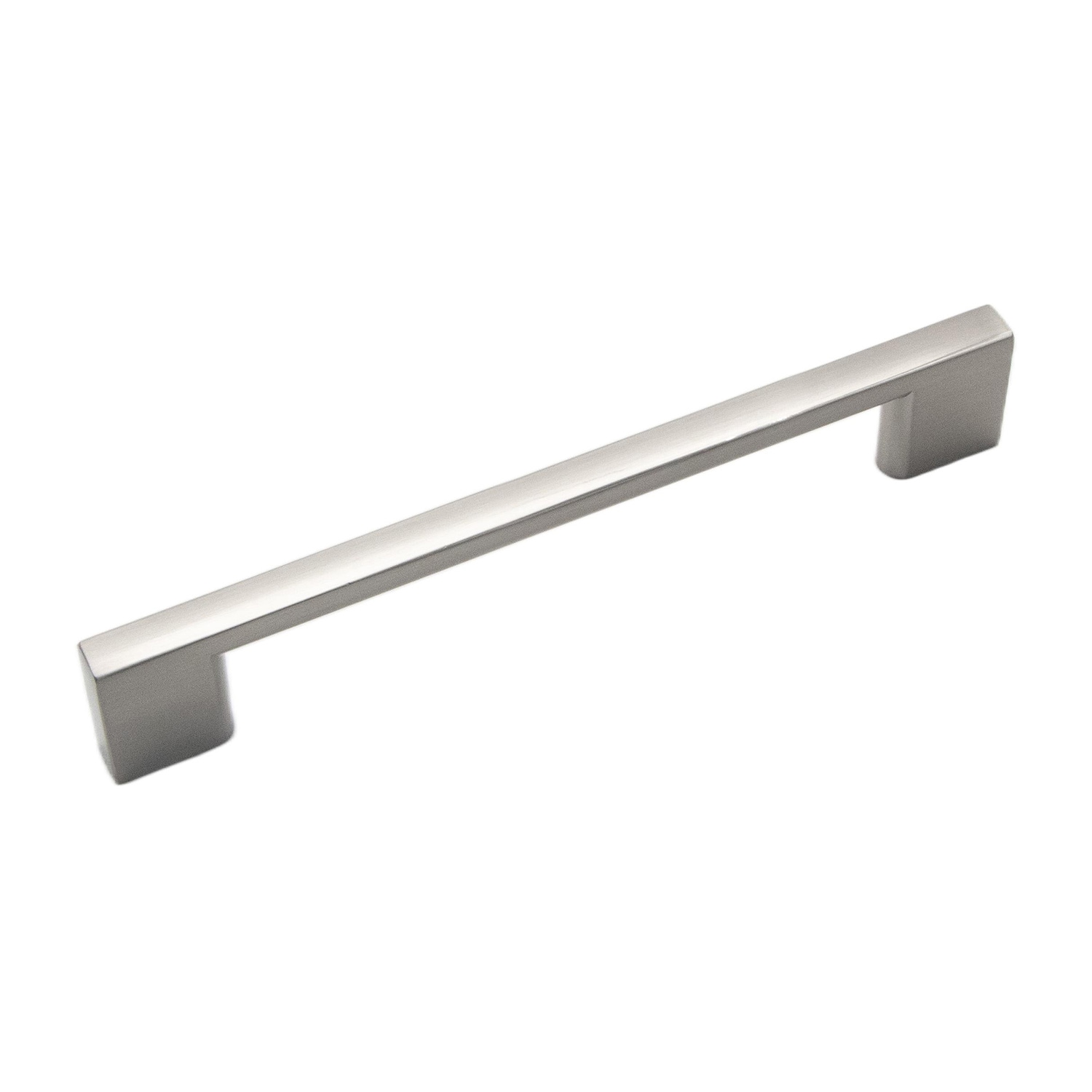 Hickory Hardware Heritage Designs Mod 5-1/16-in , 128mm Center to Center Satin Nickel Rectangular Handle Drawer Pull 10 -Pack #R080326SNX-10G