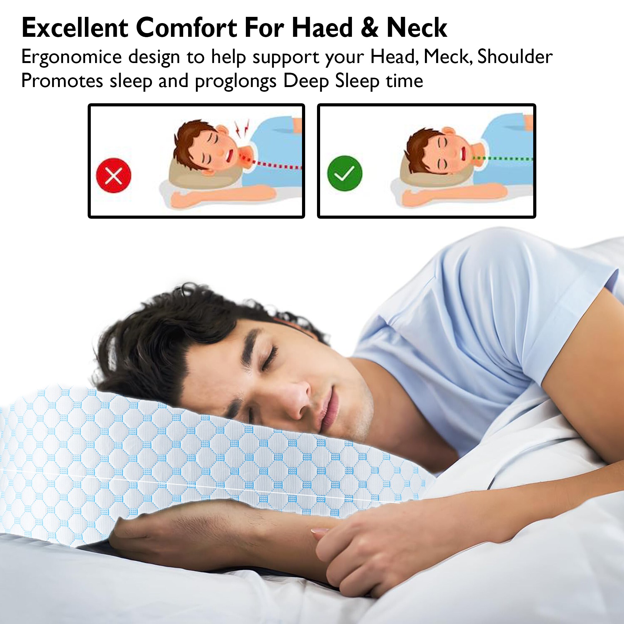 Glance PILL100 Bed-Pillows - View #4