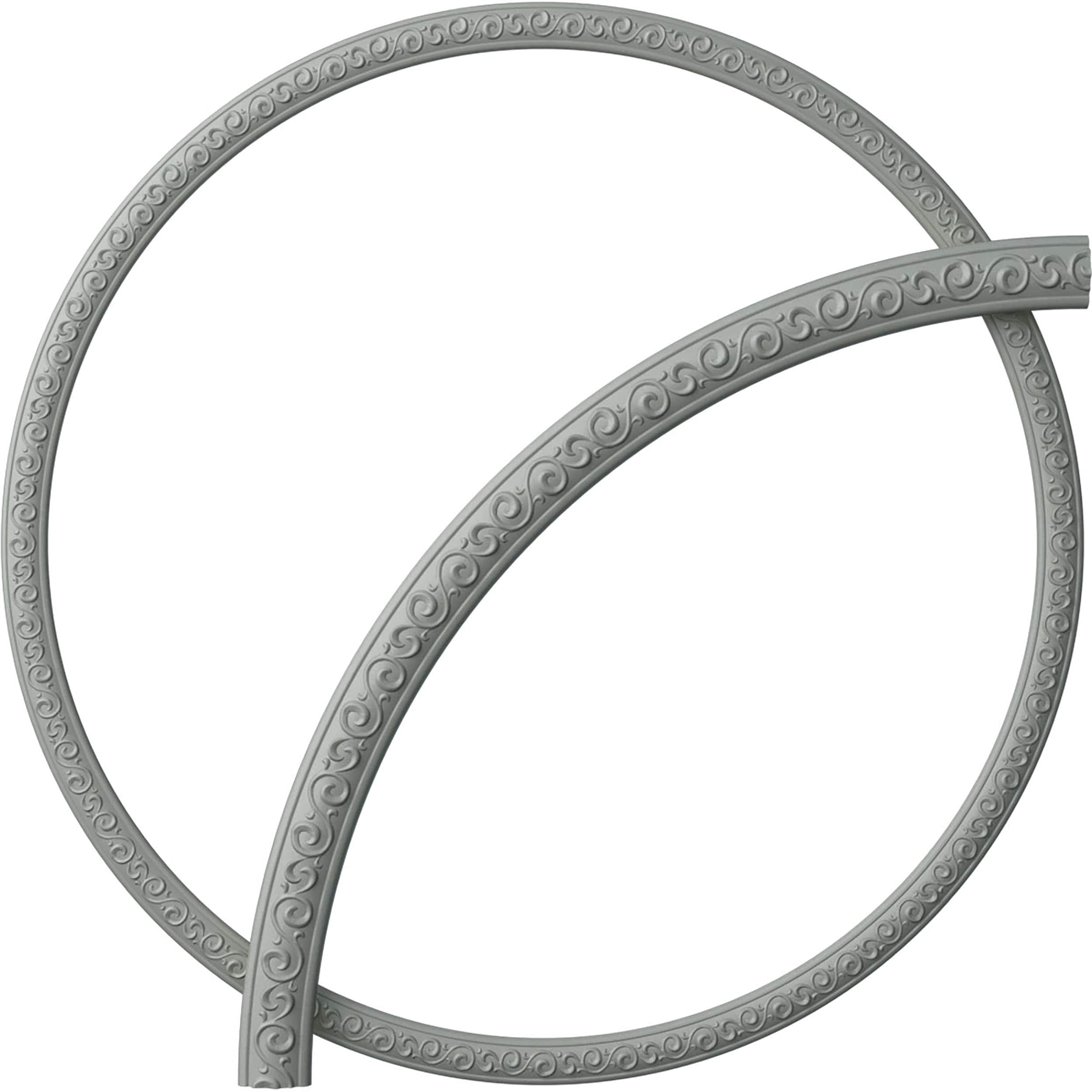 Ekena Millwork CRK69JA Jamie 69.125-Inches x 69.125-Inches Full Urethane Ceiling Ring