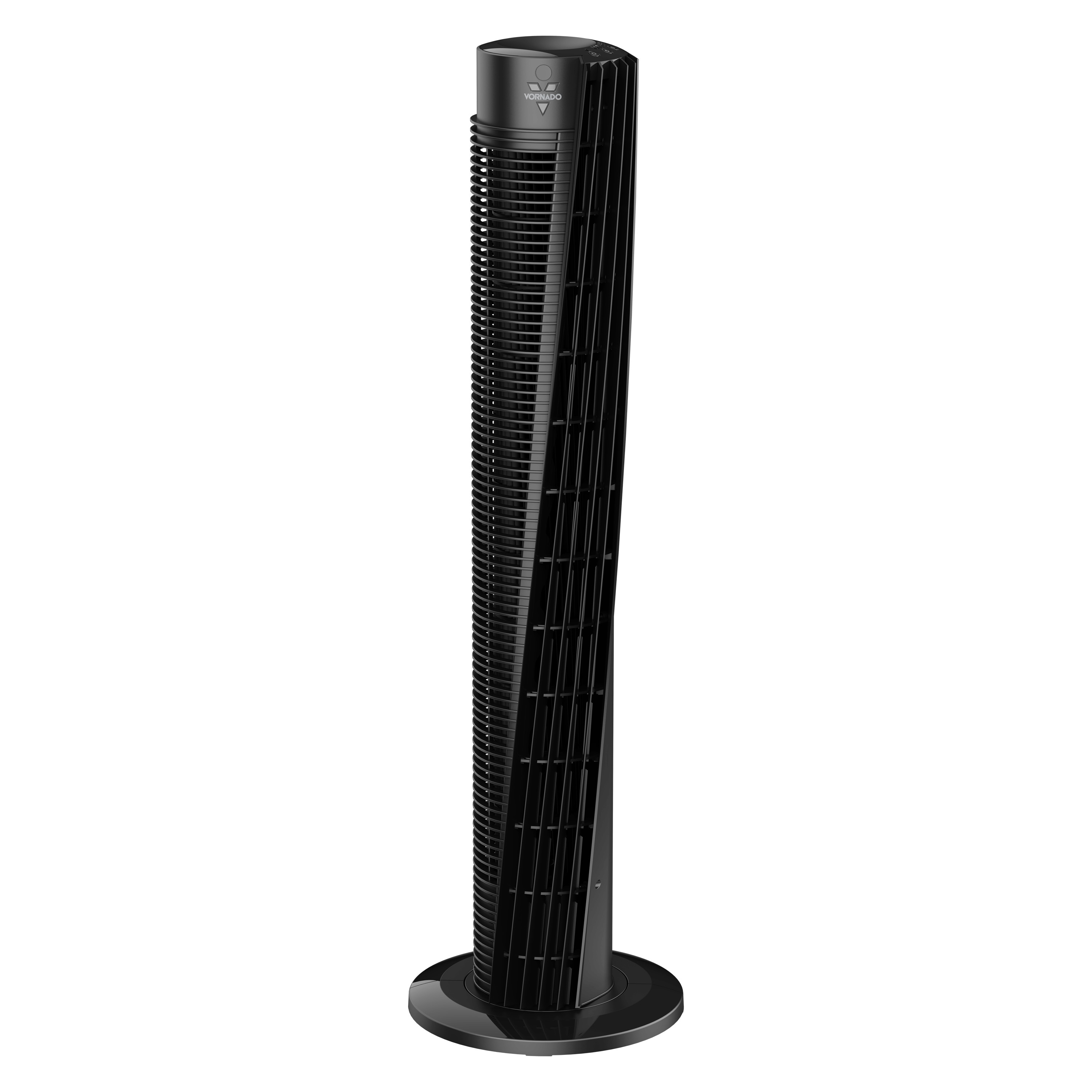 Vornado FA1-0202-06 36.81-in 120 -Volt High Velocity Indoor Black Oscillating Tower Fan with Remote Battery Included