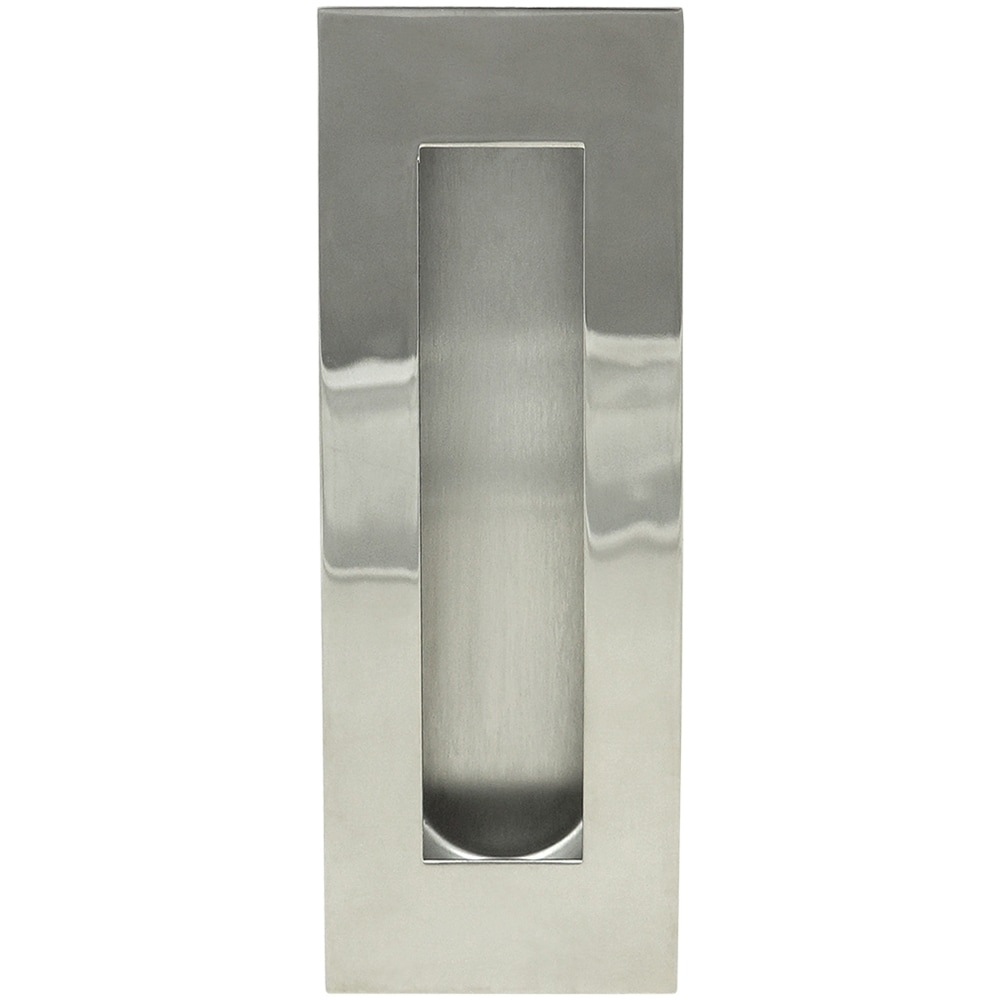 INOX FHIX07-32 FHIX Series Center to Center Polished Stainless Rectangular Cup Drawer Pulls