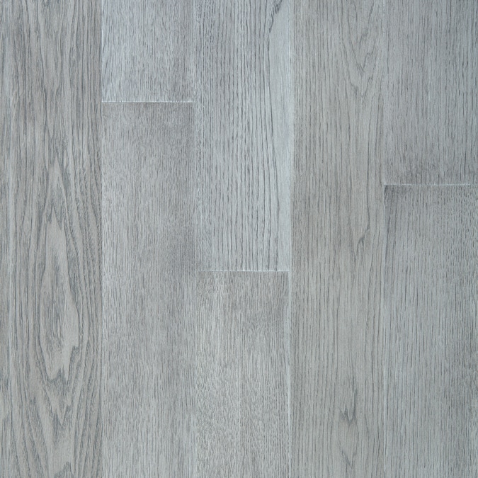 Allen Roth Silverthorn Hickory 5 In, White Grey Hardwood Floors