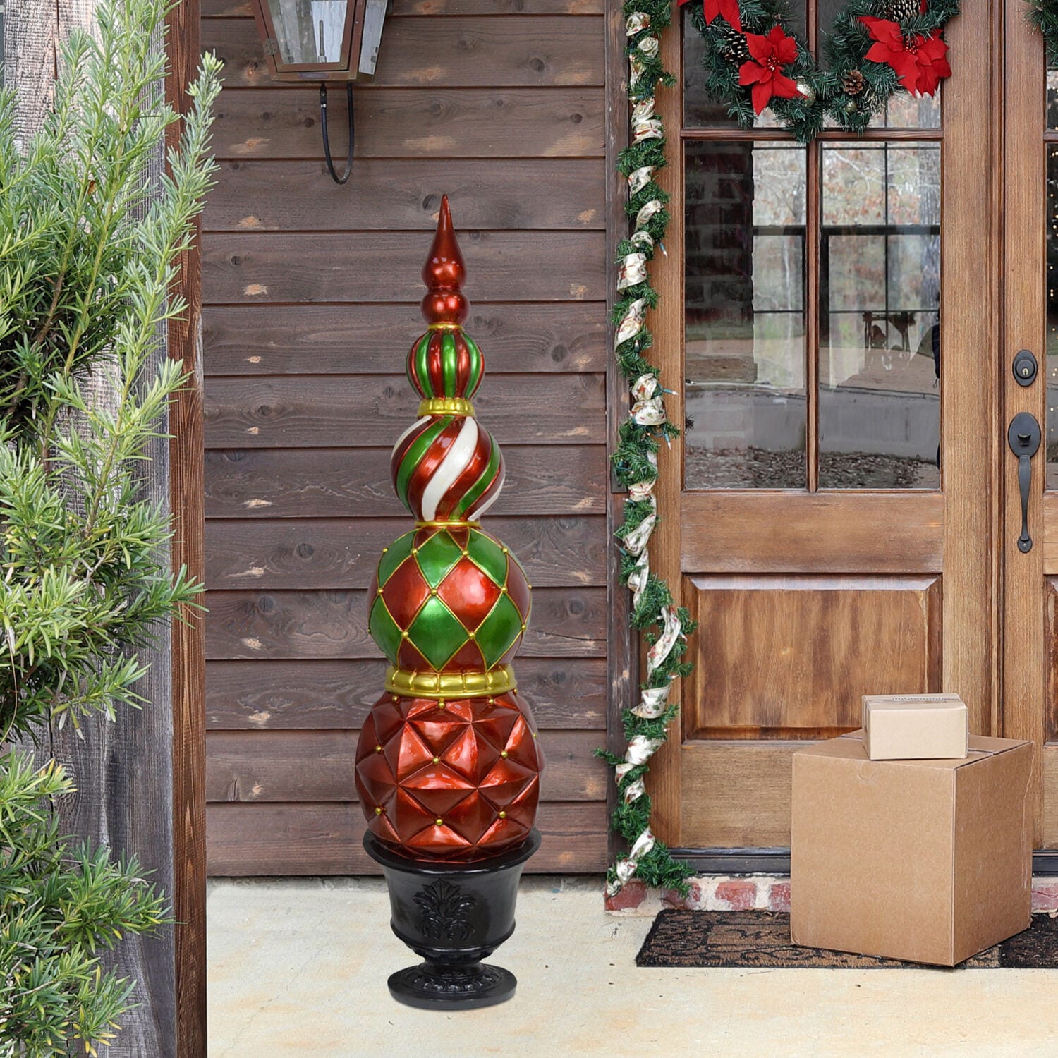 Fraser Hill Farm FFRS050-0FIN-RED Table-Christmas-Decorations - View #7