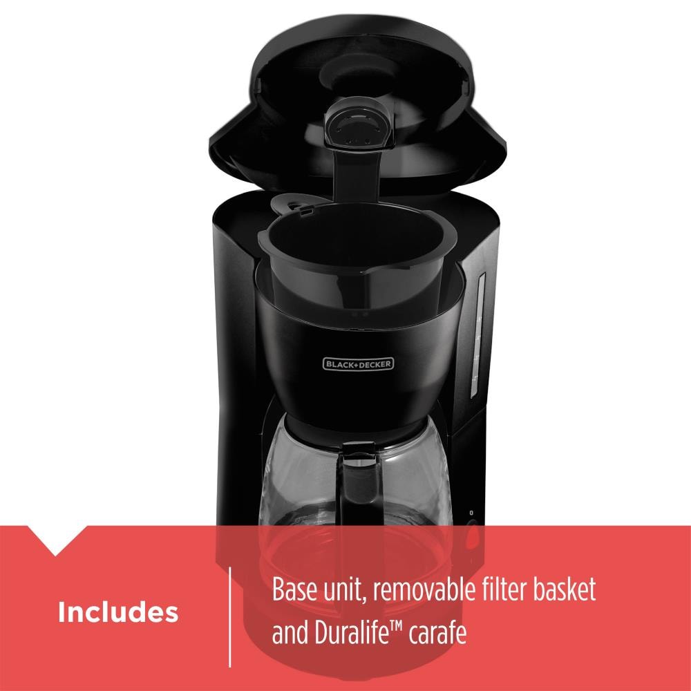 Black & Decker 5 Cup Drip Coffee Maker Automatic Turn Off