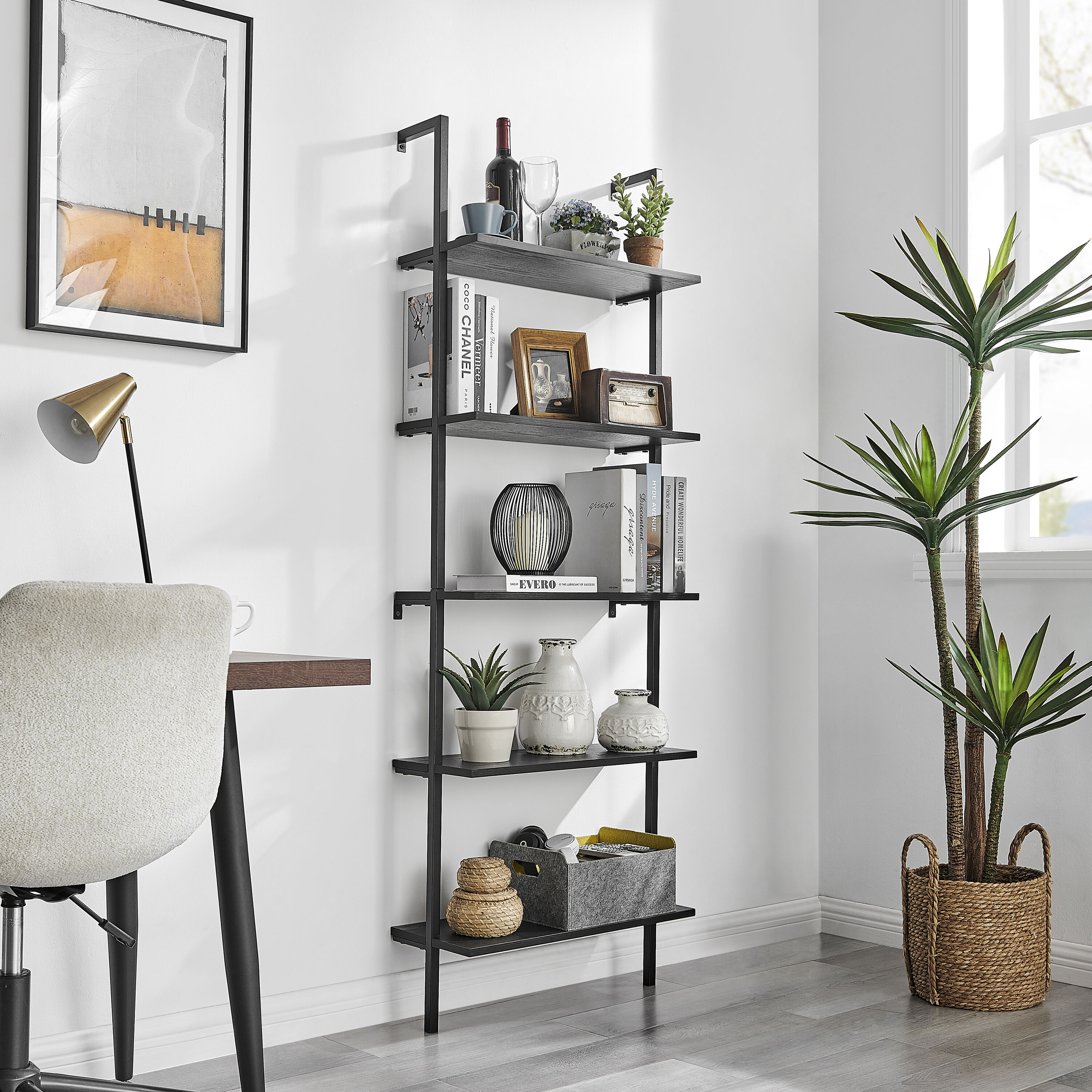 Danya B. GH22085BK Wall-Mounted-Shelving - View #6