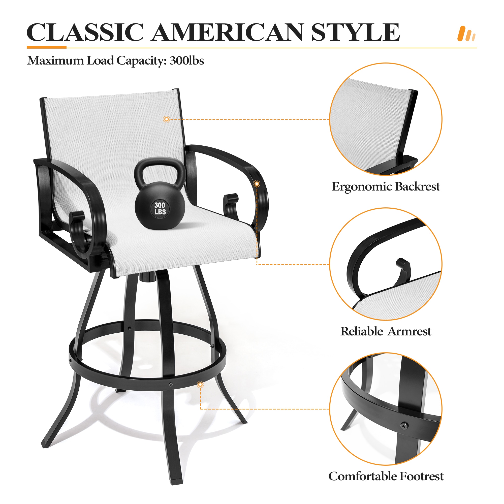Crestlive Products CL-ST013OST-2 Patio-Chairs - View #3