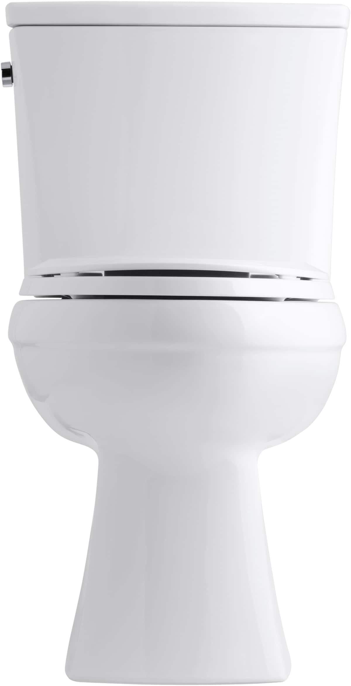 KOHLER Kelston White Elongated Chair Height 2-piece Toilet 12-in Rough-In  1.28-GPF at