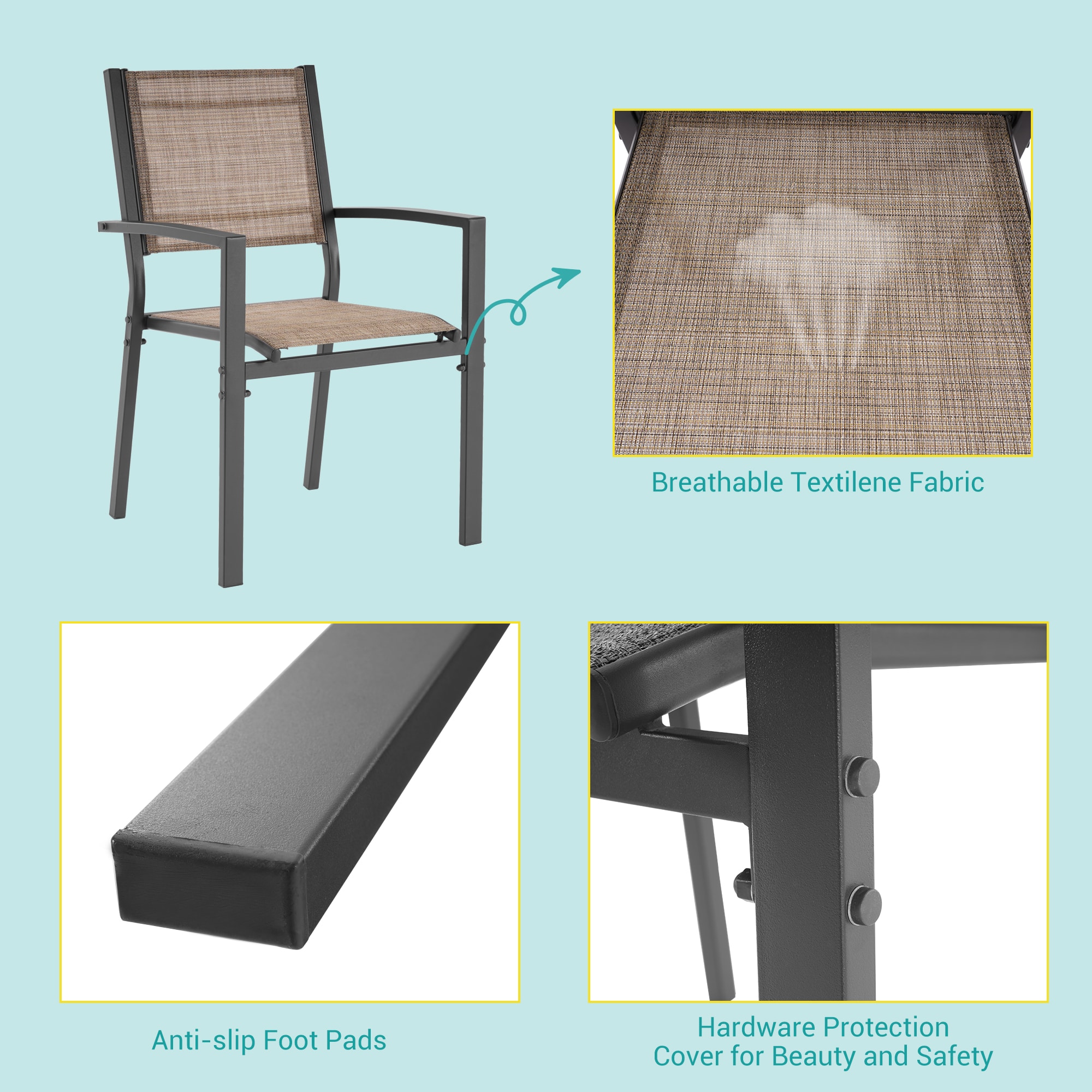 ACEGOSES LW-267-TP Patio-Conversation-Sets - View #5