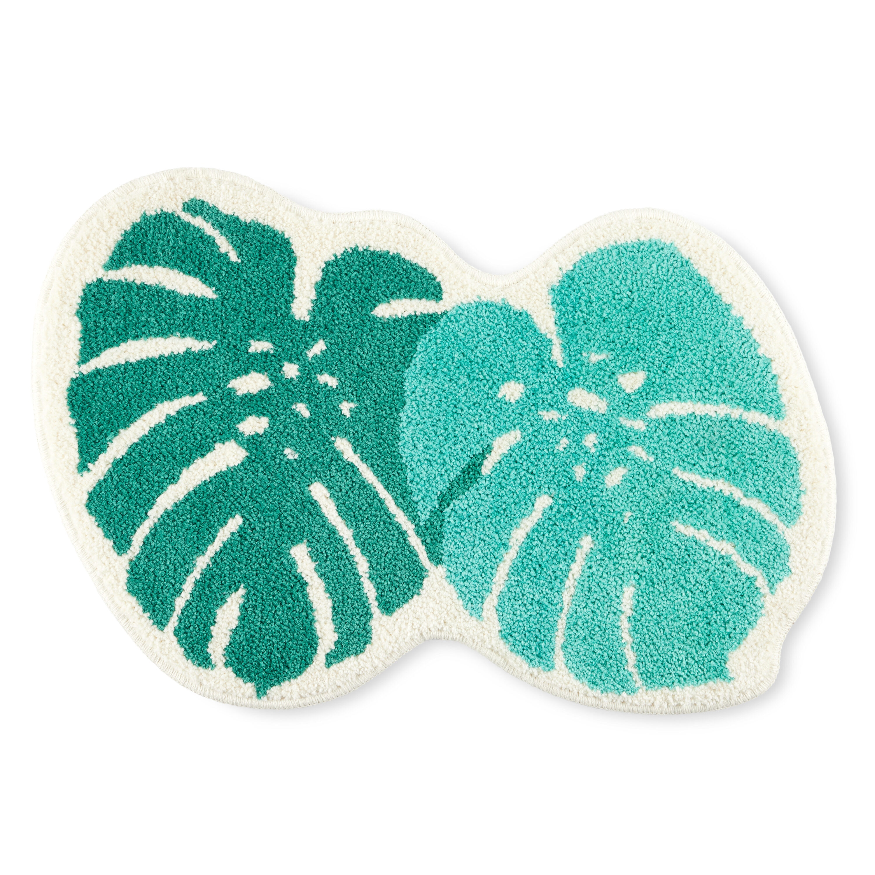 Town & Country Living 1-E021-400 20.40-Inches x 30.90-Inches Green Polyester Bath mat