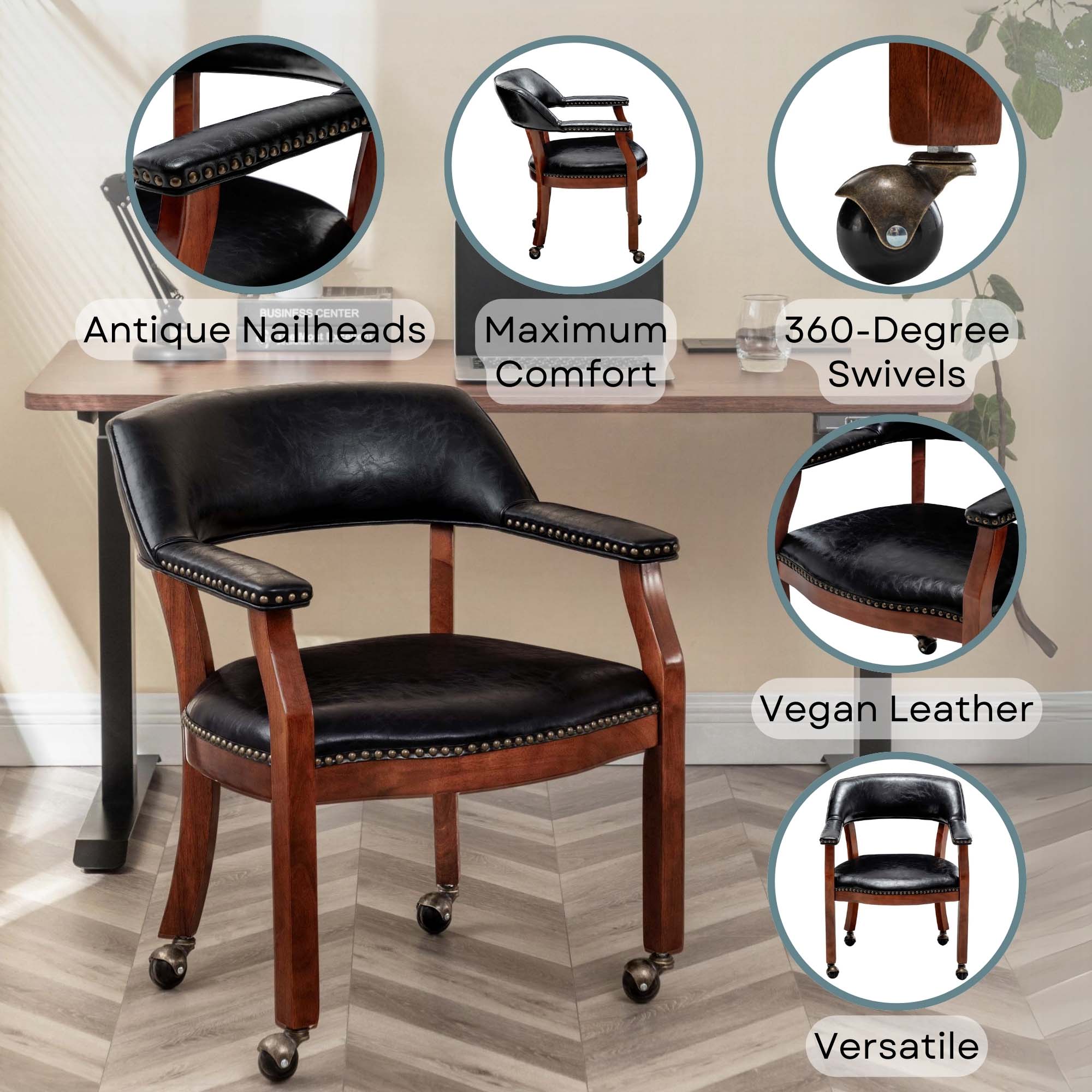 Convenience Concepts T1-168 Dining-Chairs - View #3