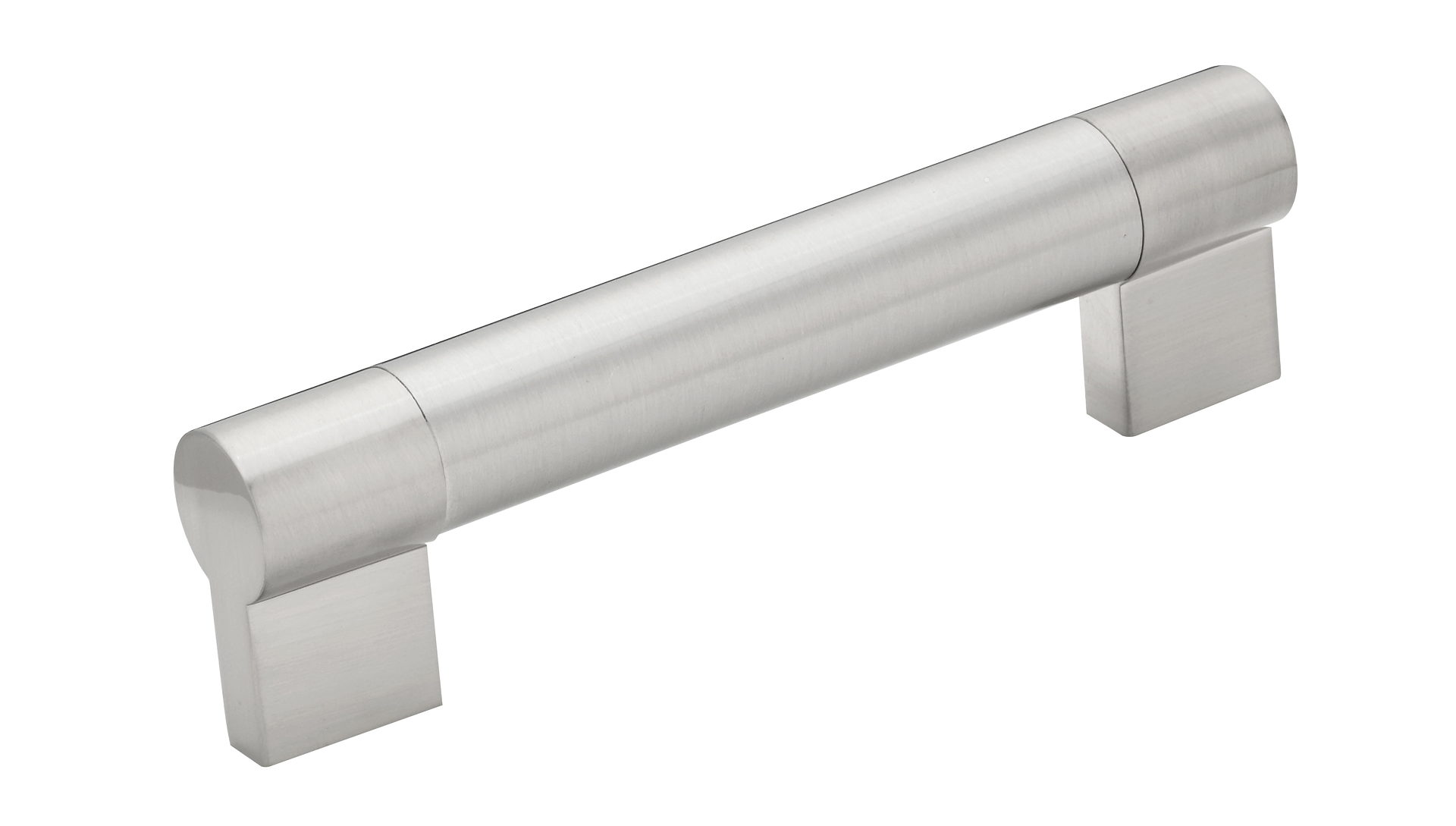 Richelieu BP500320195 Moncalieri 12-5/8-in , 320mm Center to Center Brushed Nickel Cylindrical Handle