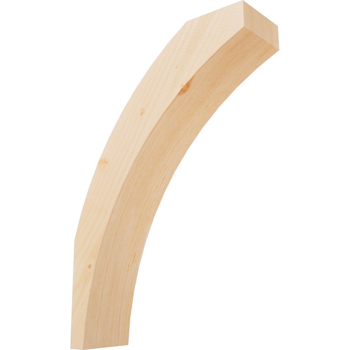 Ekena Millwork BRC06X18X26THR00SDF 5-1/2-in x 18-in x 26-in Douglas Fir Unfinished Wood Thorton Smooth Knee Brace