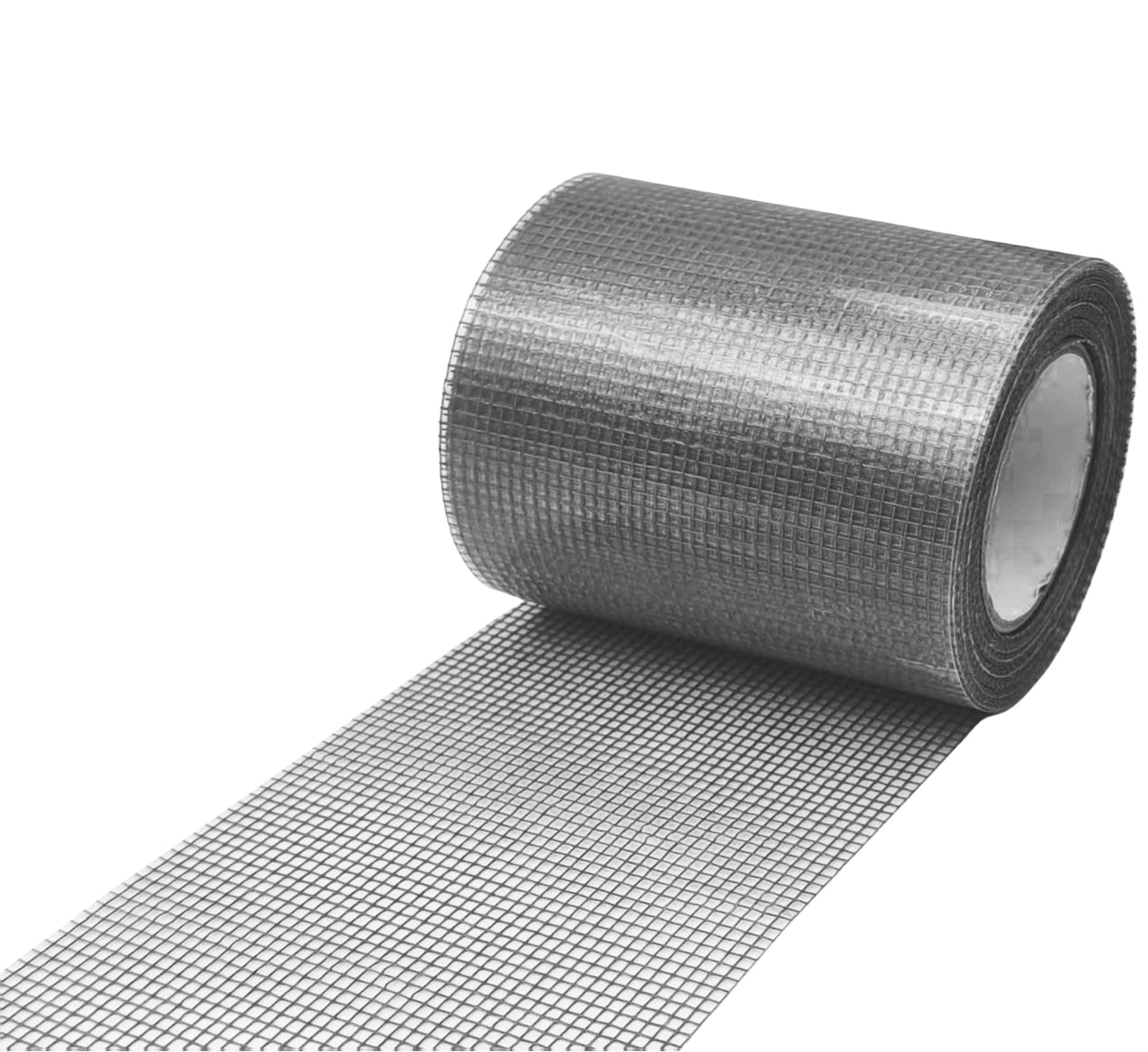 Phyfalip  Window Screen Repair Tape Grey 3 Inch x 16 Feet Roll Durable Fiberglass Mesh for Window Screen and Door Tears Holes Waterproof