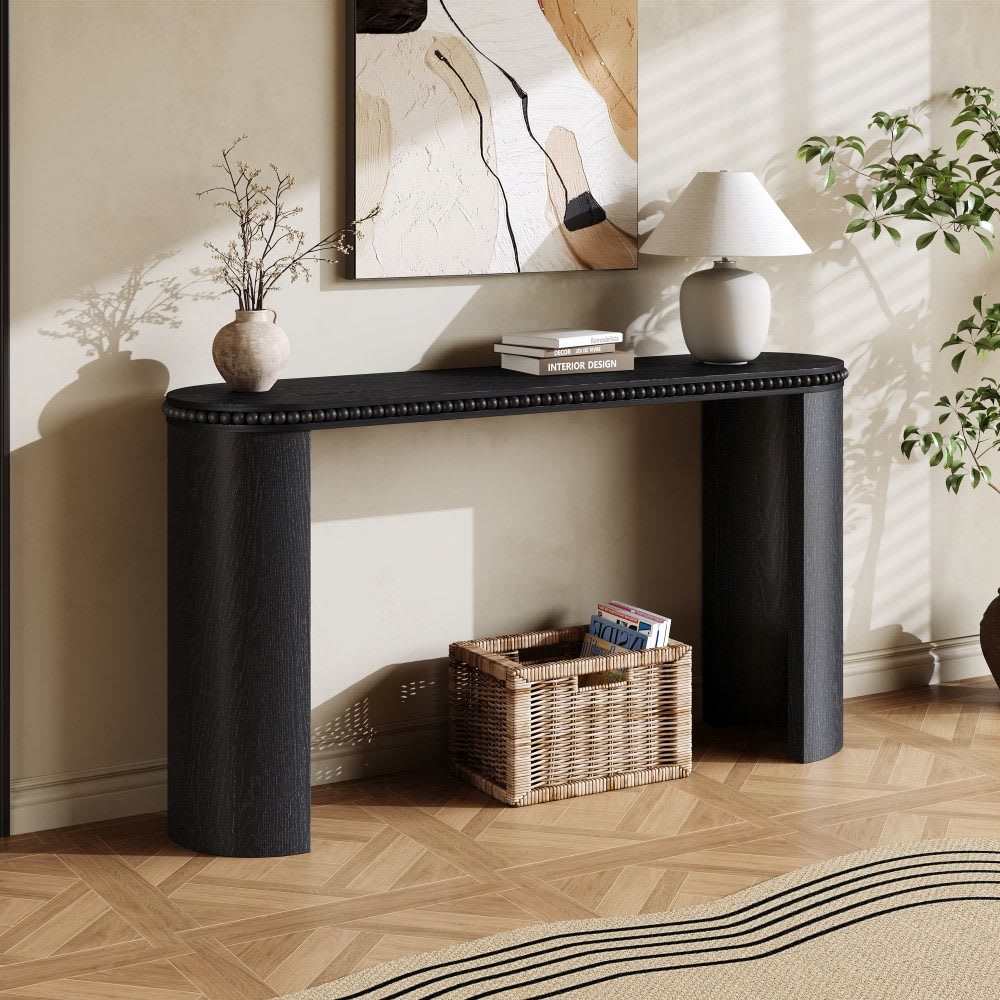 Coolbibila WILLOW-CONSOLE-BLACK Console-Sofa-Tables - View #2