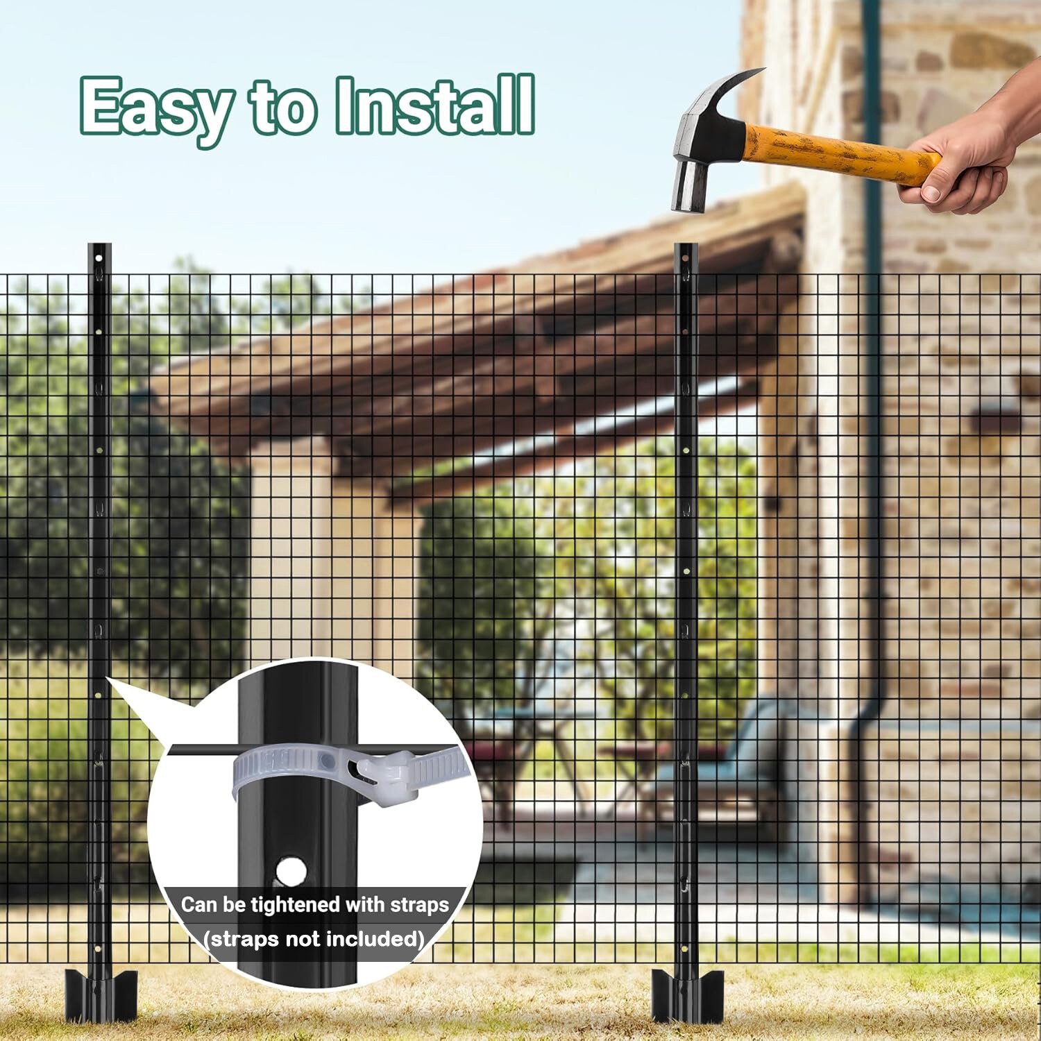 Blisstyle KDYJUDGIHO Fence-Hardware - View #6