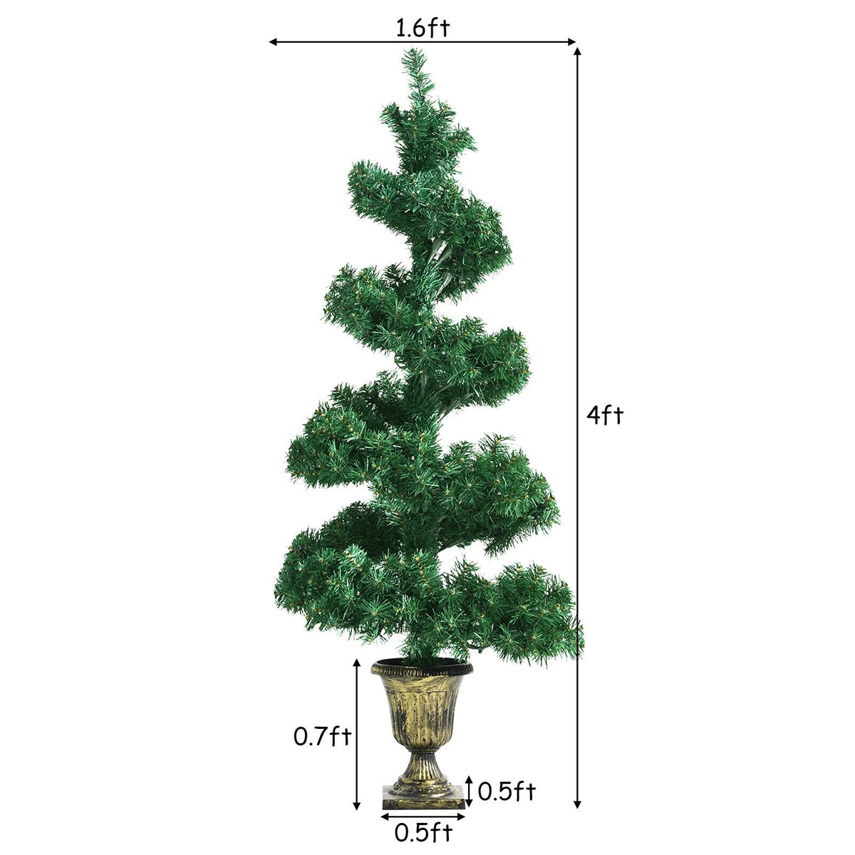 Forclover HYC-CM467C Artificial-Christmas-Trees - View #10