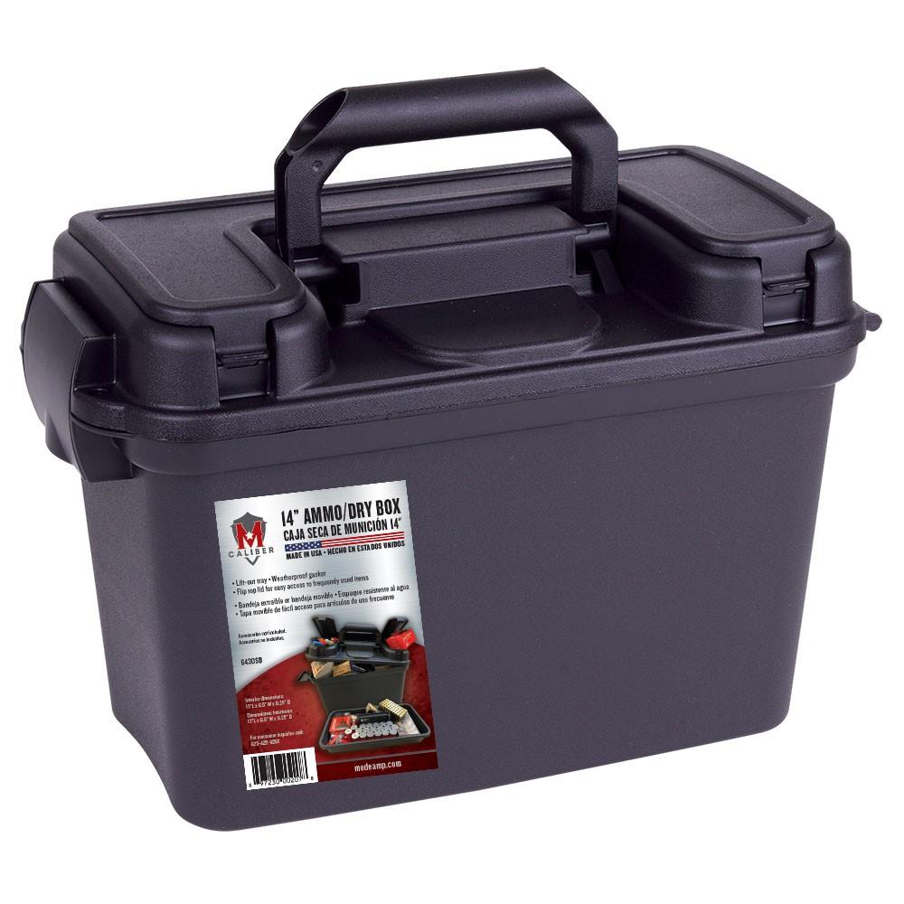 M-Caliber Portable Keyed Ammo Can with Lift-Out Tray - Black