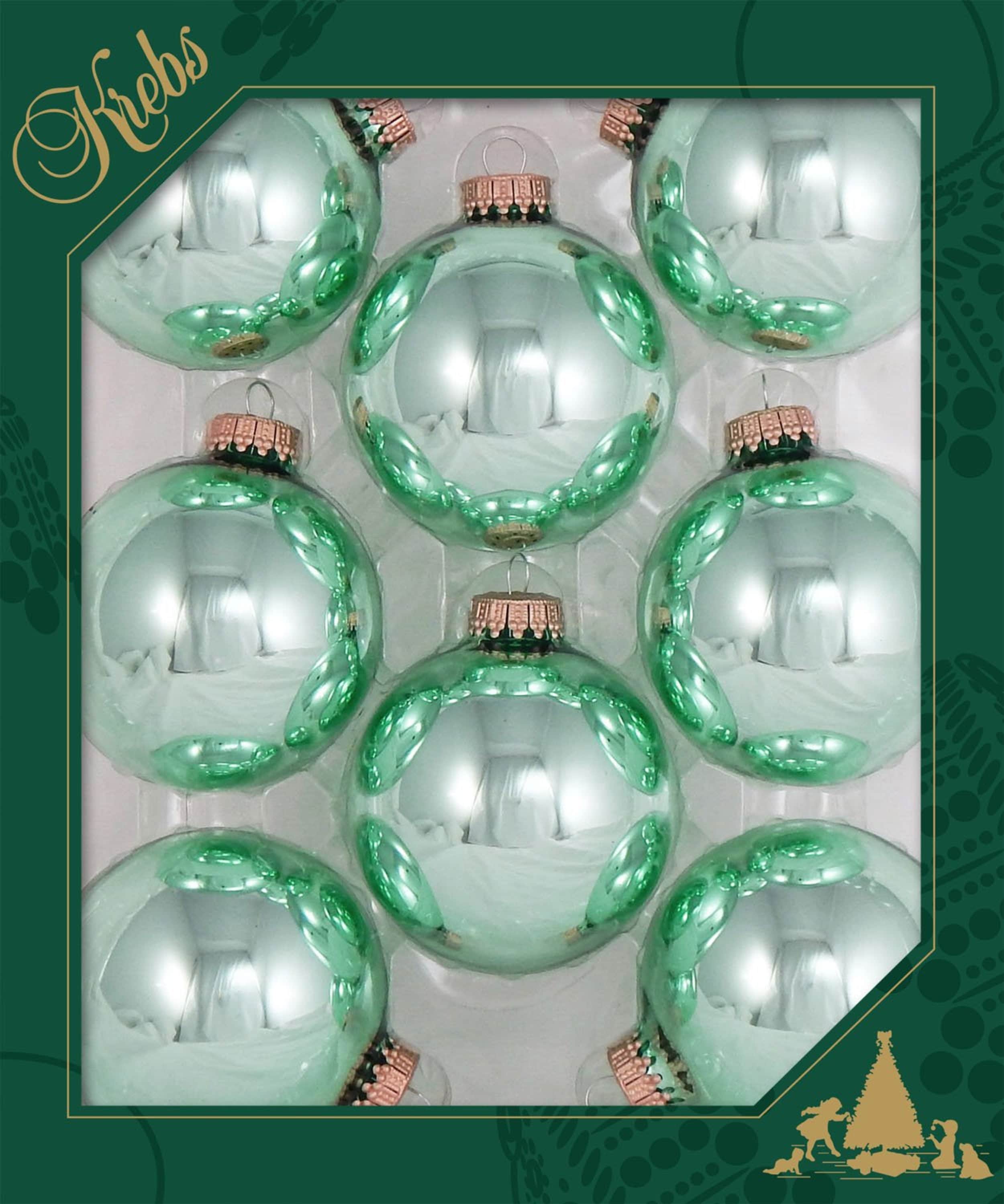 Krebs KBX60007 8 -Pack Green Standard Indoor Ornament set