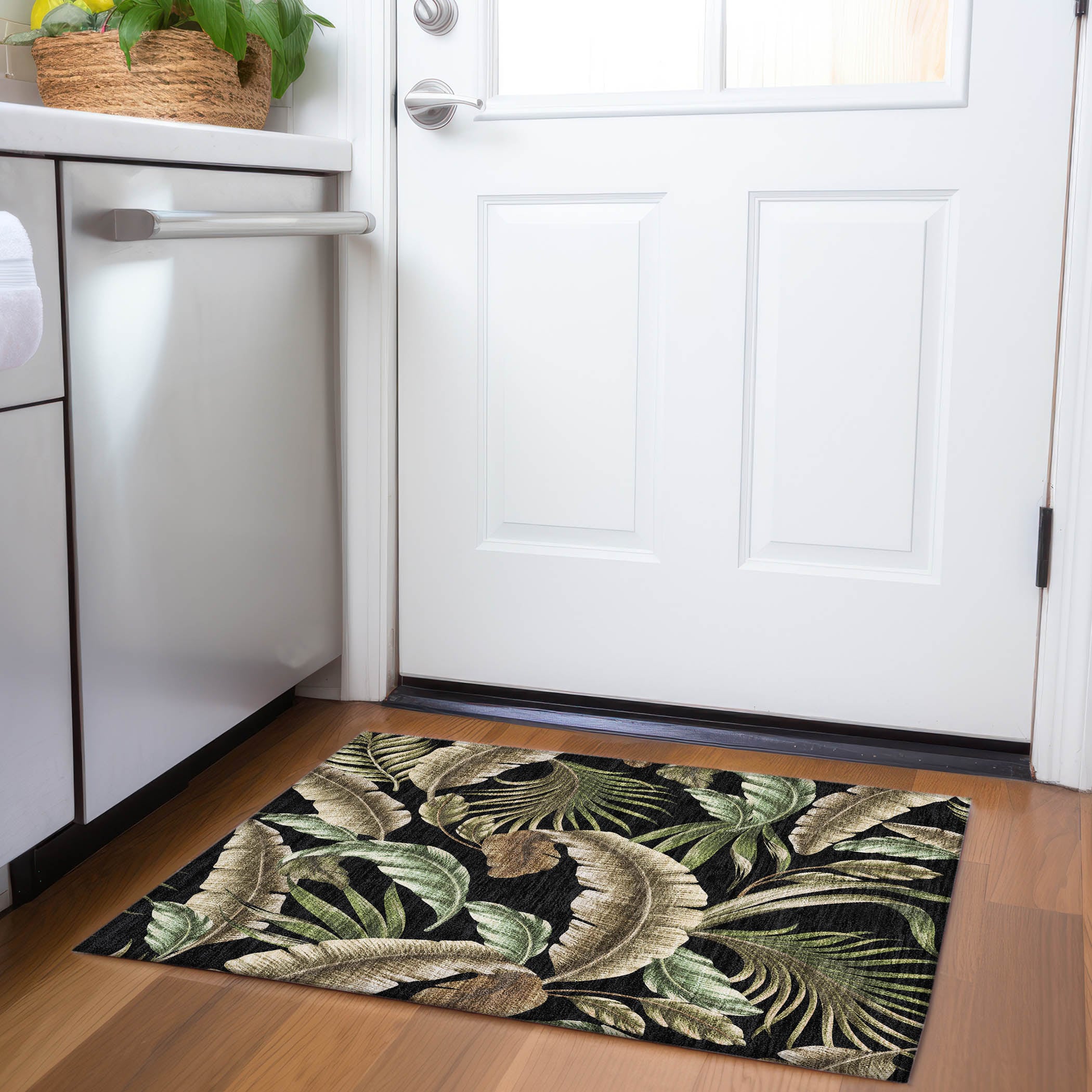Addison Rugs AMF196MI20X30 Mayfield AMF196MI 2 x 3 (ft) Loomed Polyester Midnight Rectangular Indoor Geometric Machine washable Area rug
