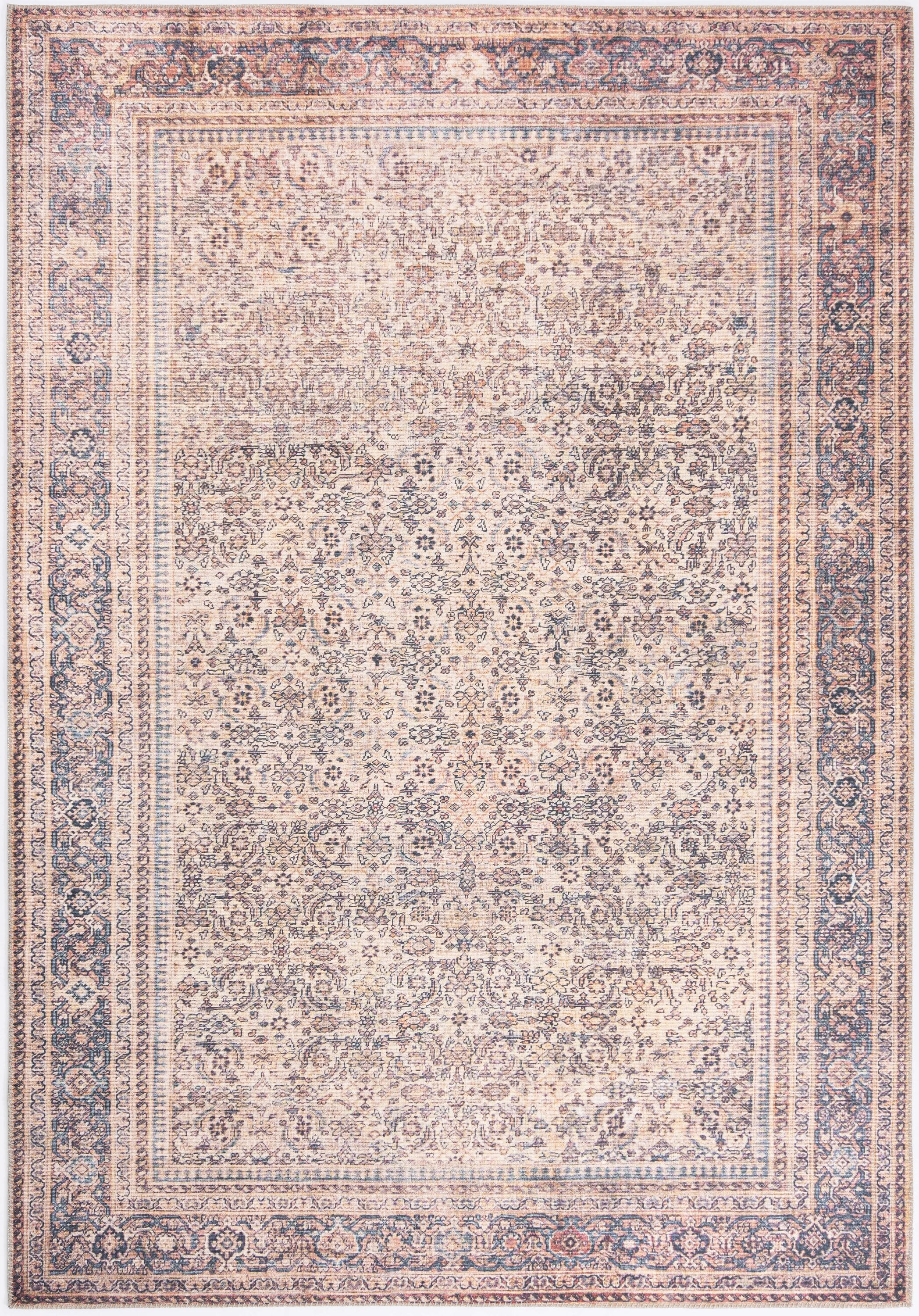 Abani Rugs PAL160A-6 6 x 9 Indoor/Outdoor Machine Washable Area Rug