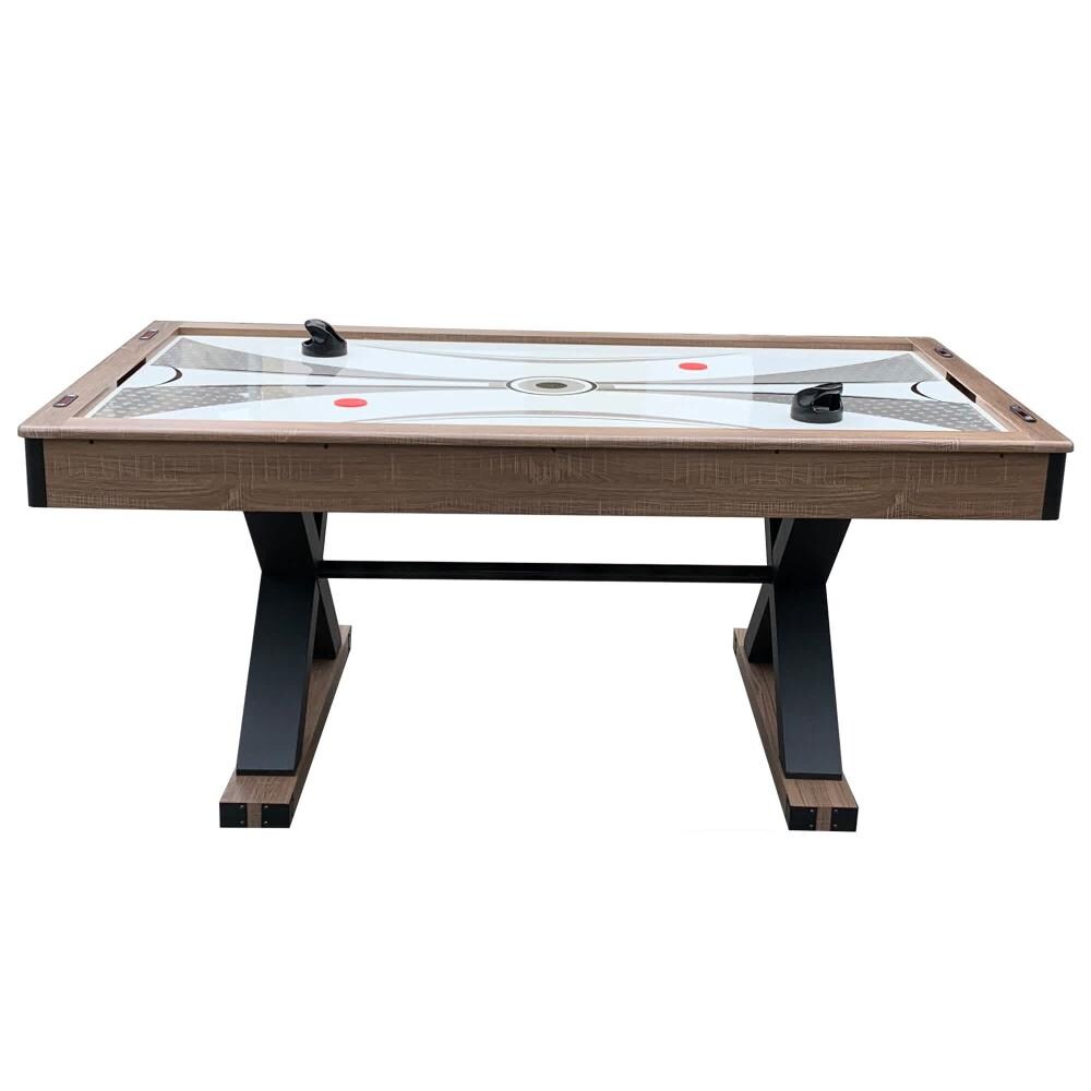 Hathaway Excalibur 6-Ft Air Hockey Table with Table Tennis Top in the ...