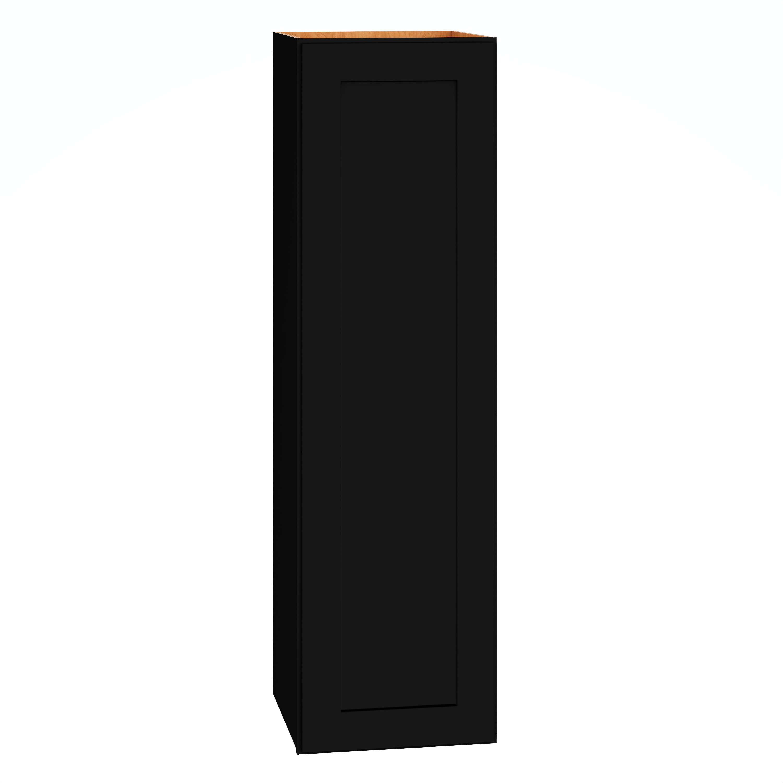 Diamond Express 61I-W1242R Jamestown 12-in W x 42-in H x 12-in D Black Wall Fully assembled Plywood Cabinet (Recessed Panel Shaker)